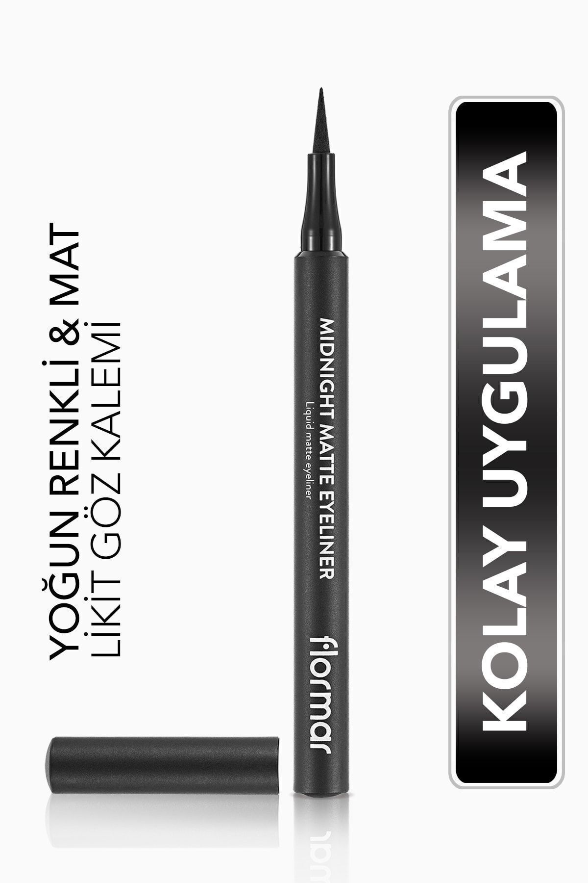خط چشم مات فلورمار Flormar Midnight Matte مشکی 001