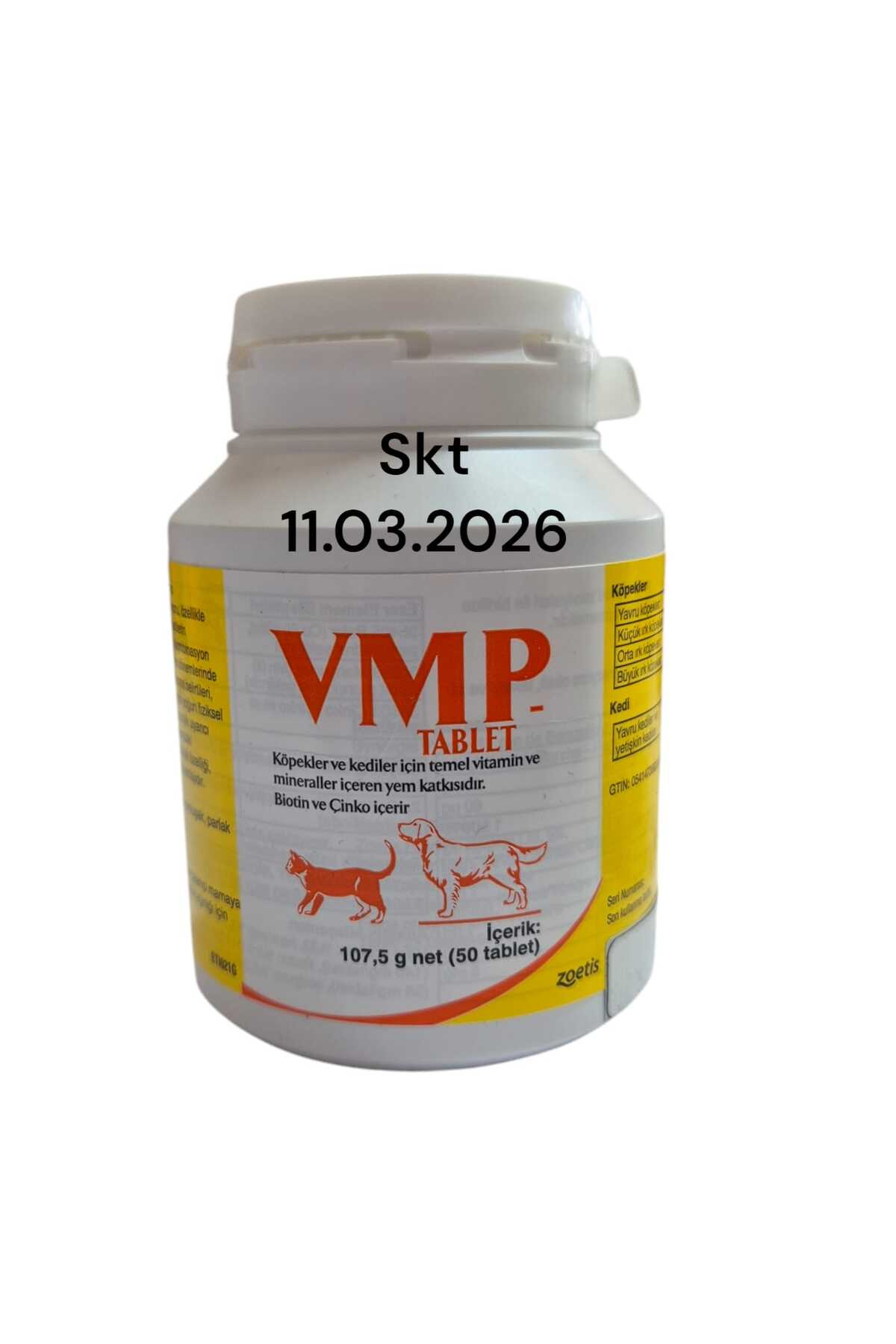 قرص ویتامین VMP زوئتیس ZOETİS برای گربه و سگ