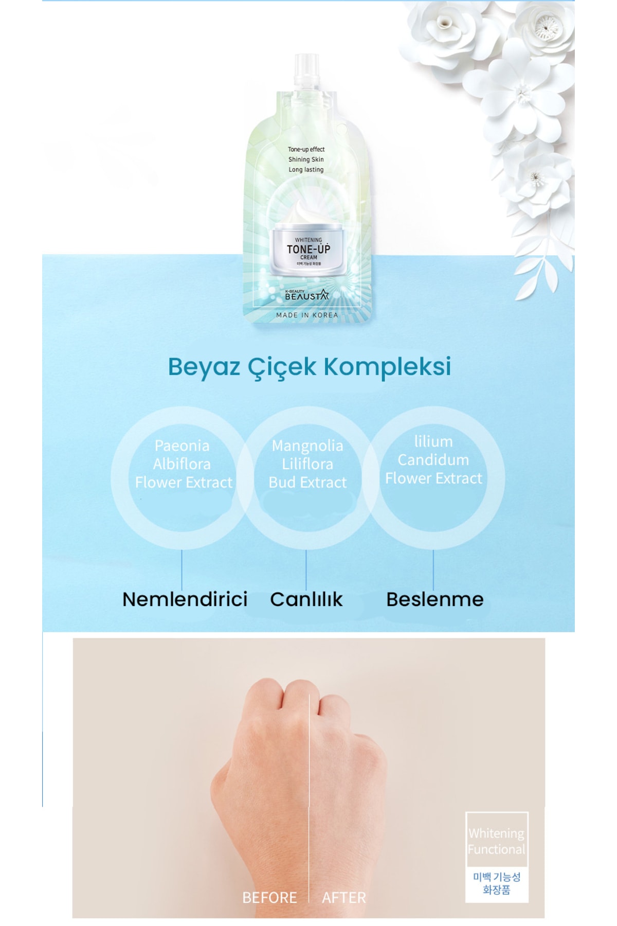 کرم صورت انرژی‌زا و روشن‌کننده با خاصیت افزایش الاستیسیته و حجم 99 میلی‌لیتر BEAUSTA