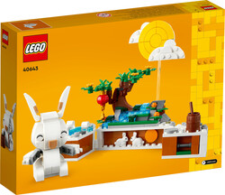 مجموعه ساختنی خرگوش ماه لگو LEGO آیکونیک، مدل 40643، ۲۸۸ قطعه، حداقل سن ۸ سال