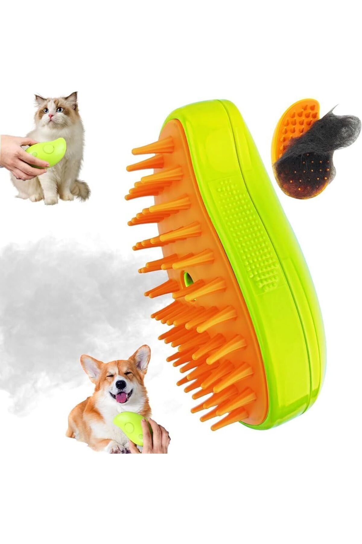 برس و شانه بخاردار شست‌وشوی گربه و سگ پتس هوم PETS HOME