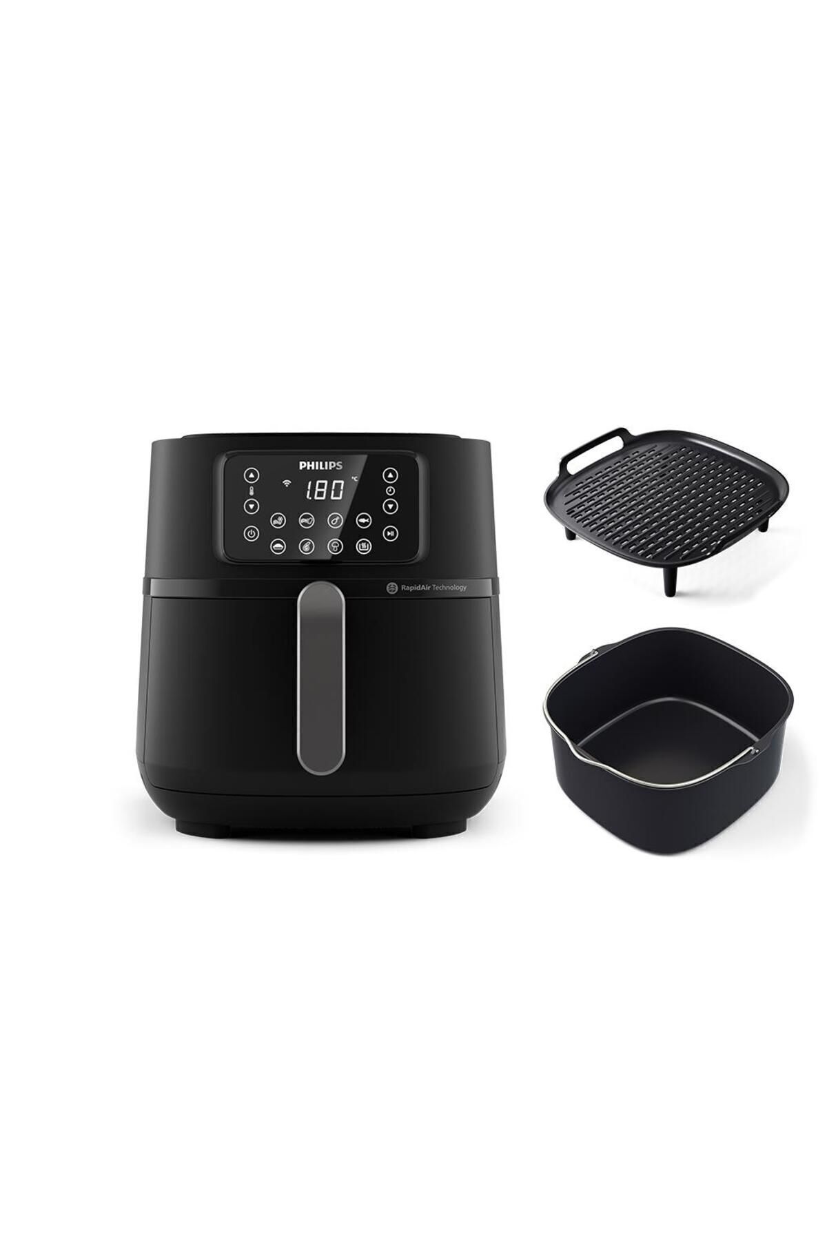سرخ کن سری 5000 AIRFRYER XXL متصل 7.2 لیتر 1.4 کیلوگرم فناوری هوای سریع HD9285 96 اورجینال Philips