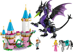مجموعه ساختنی لگو LEGO دیزنی پرنسس Disney Princess مدل 43240، فرم اژدهای مالِفیس، ۵۸۳ قطعه
