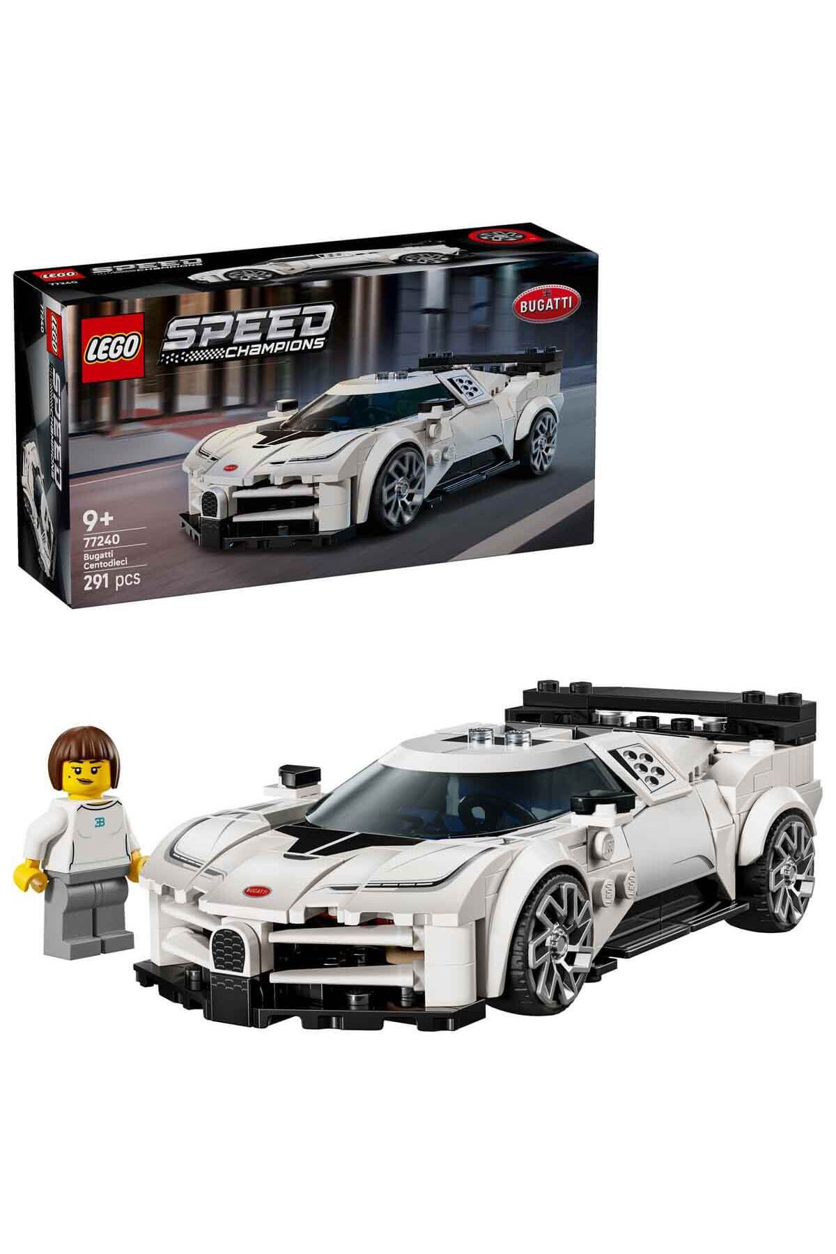لگو و اسباب بازی های ساخت محور SPEED ​​CHAMPIONS BUGATTI CENTODIECI HYPER ورزشی CAR 77240 برای کودکان 9 سال به بالا اورجینال LEGO