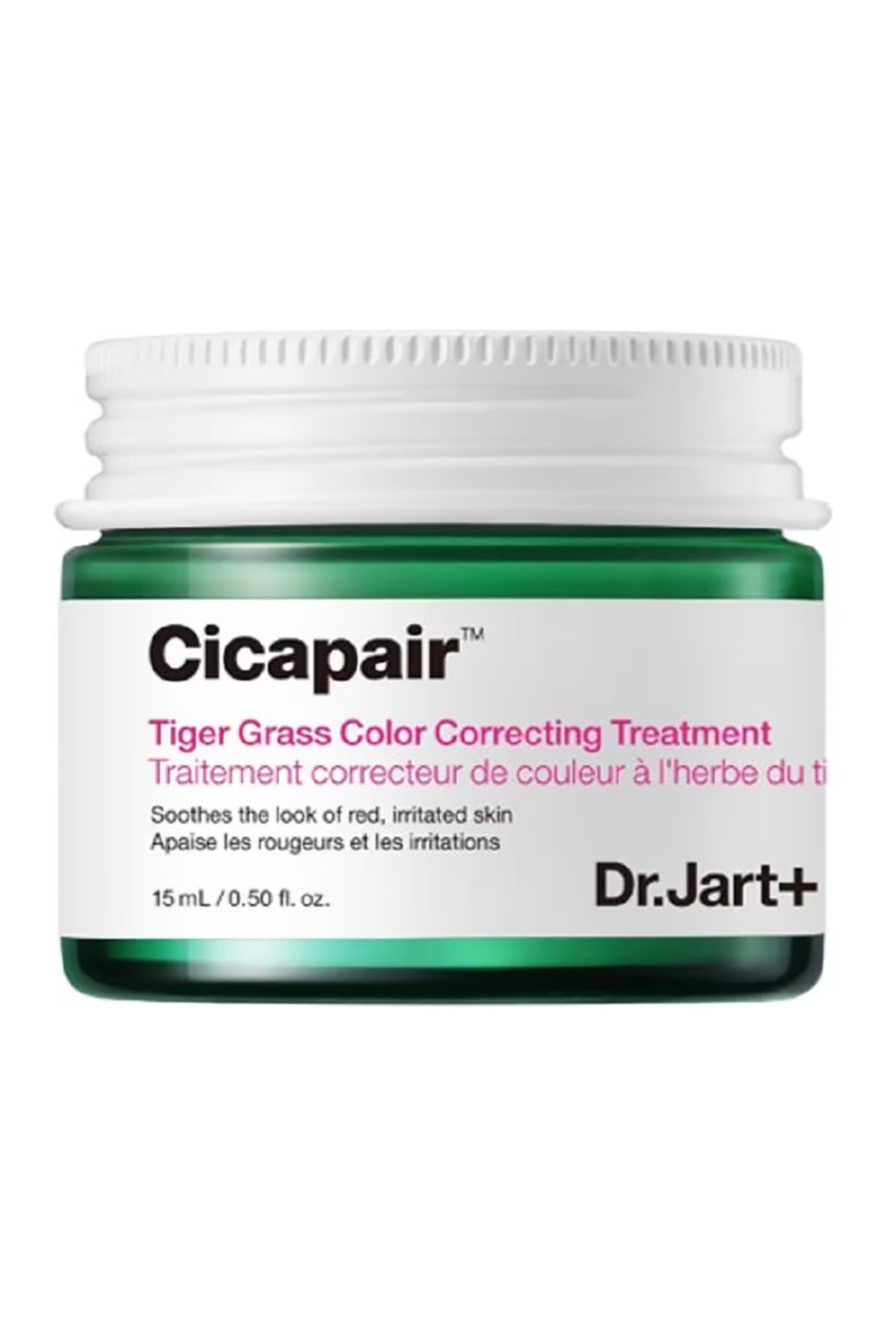 کرم صورت CICAPAIR TIGER GRASS COLOR CORRECTING TREATMENT SKIN TONE EQUALIZING CARE 15 ML اورجینال Dr.Jart