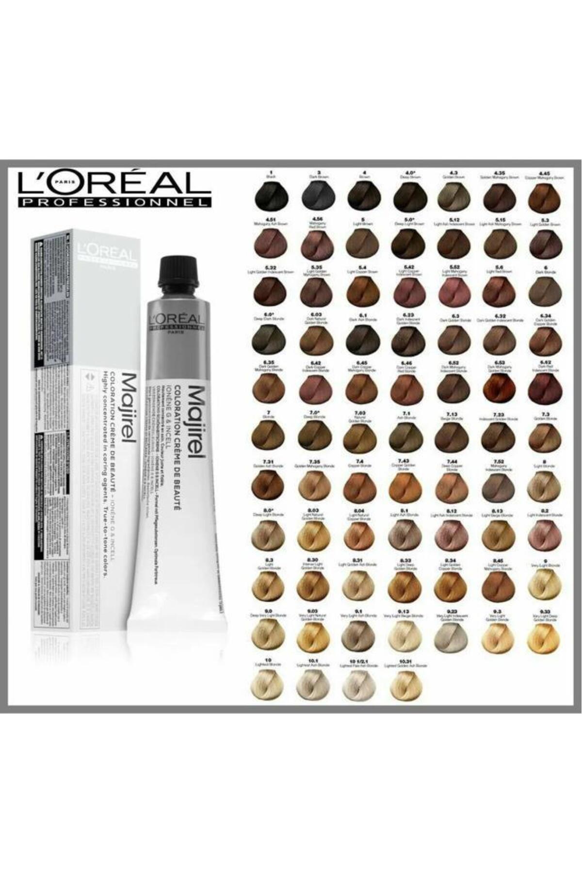 رنگ مو مردانه و زنانه LOREAL PROFESSIONAL MAJIREL 5.5 شاه بلوط باز 50 میل L'oreal Professionnel