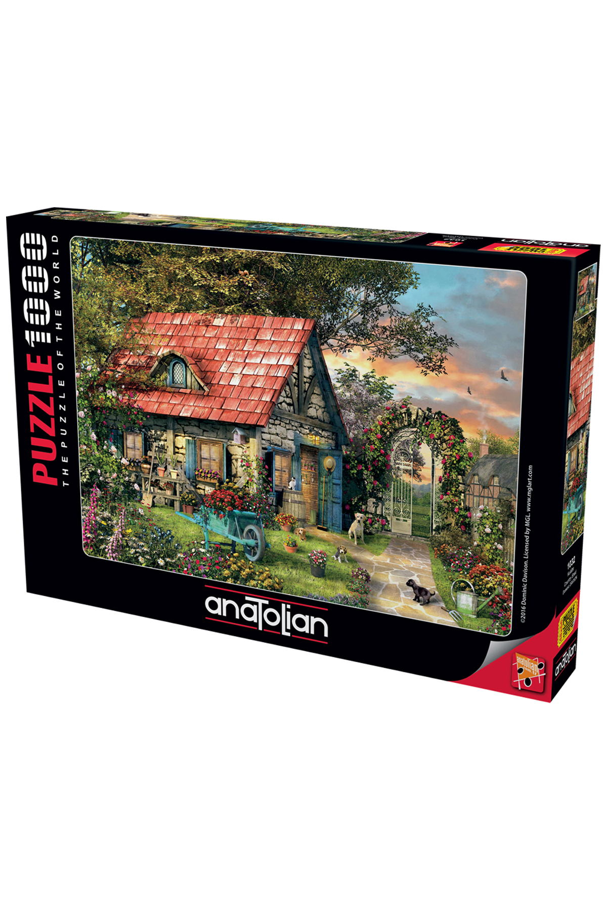 پازل اره منبت کاری مویی 1000 تکه کلبه 1032 از ترکیه Anatolian Puzzle