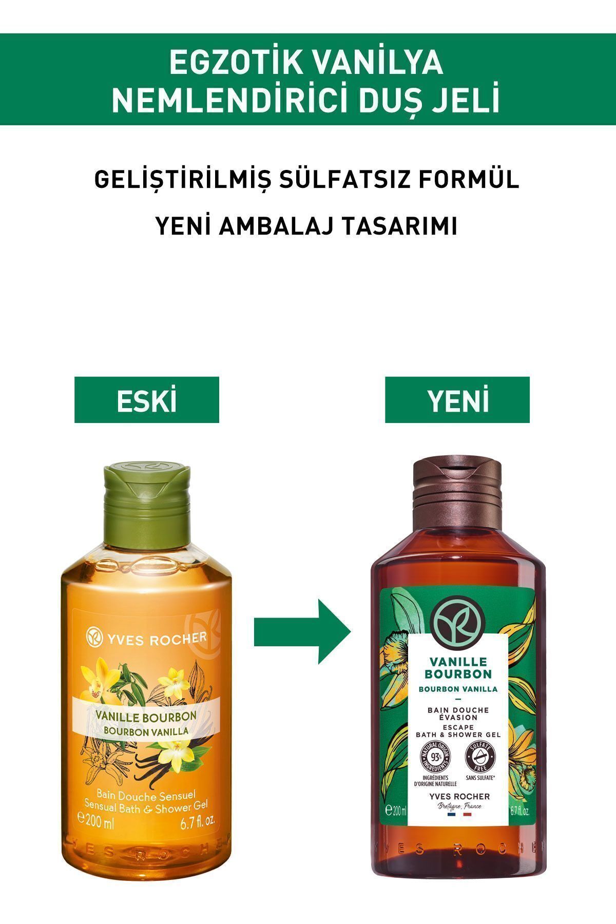 شوینده مخصوص بدن با رایحه وانیل 200 میلی لیتر ایوروشه Yves Rocher