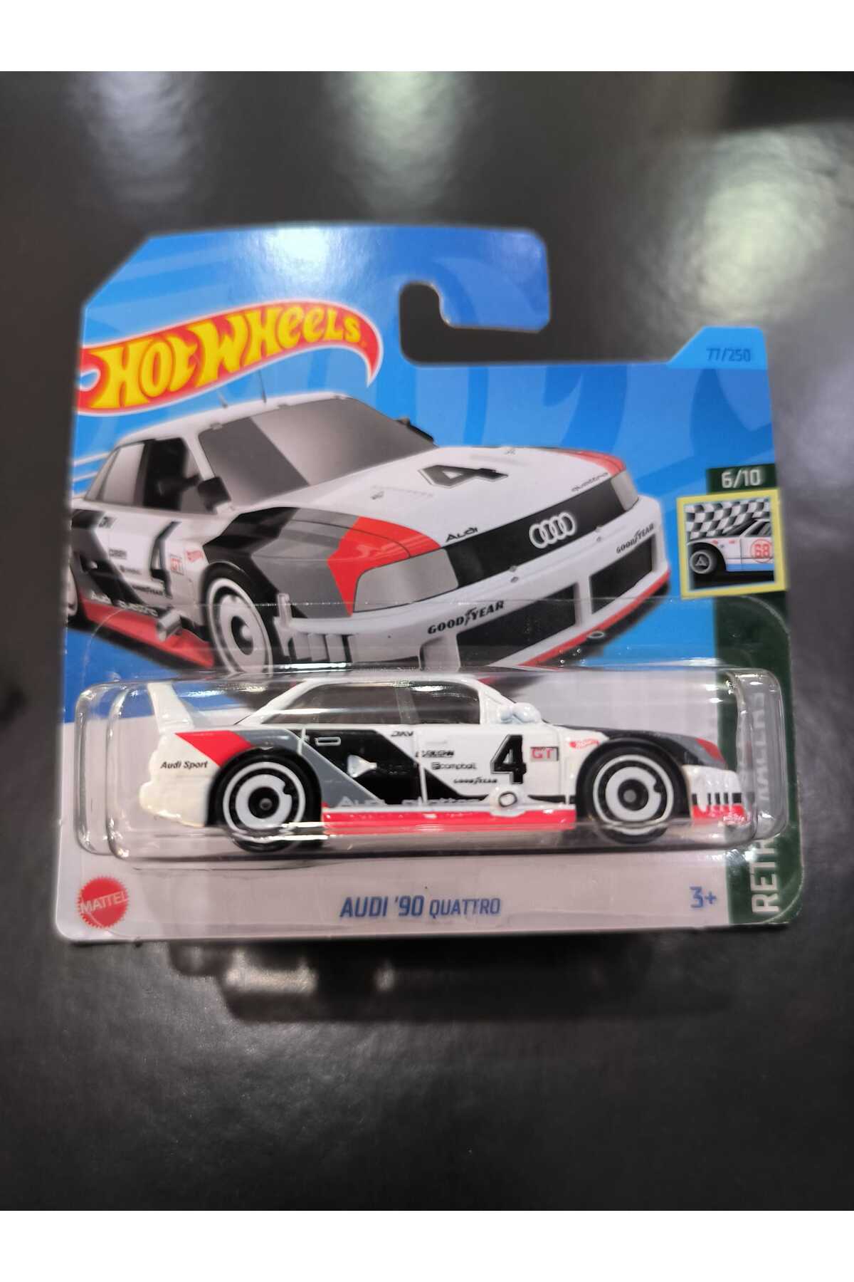 ماشین اسباب بازی AUDI '90 QUATTRO هات ویلز اورجینال HOT WHEELS