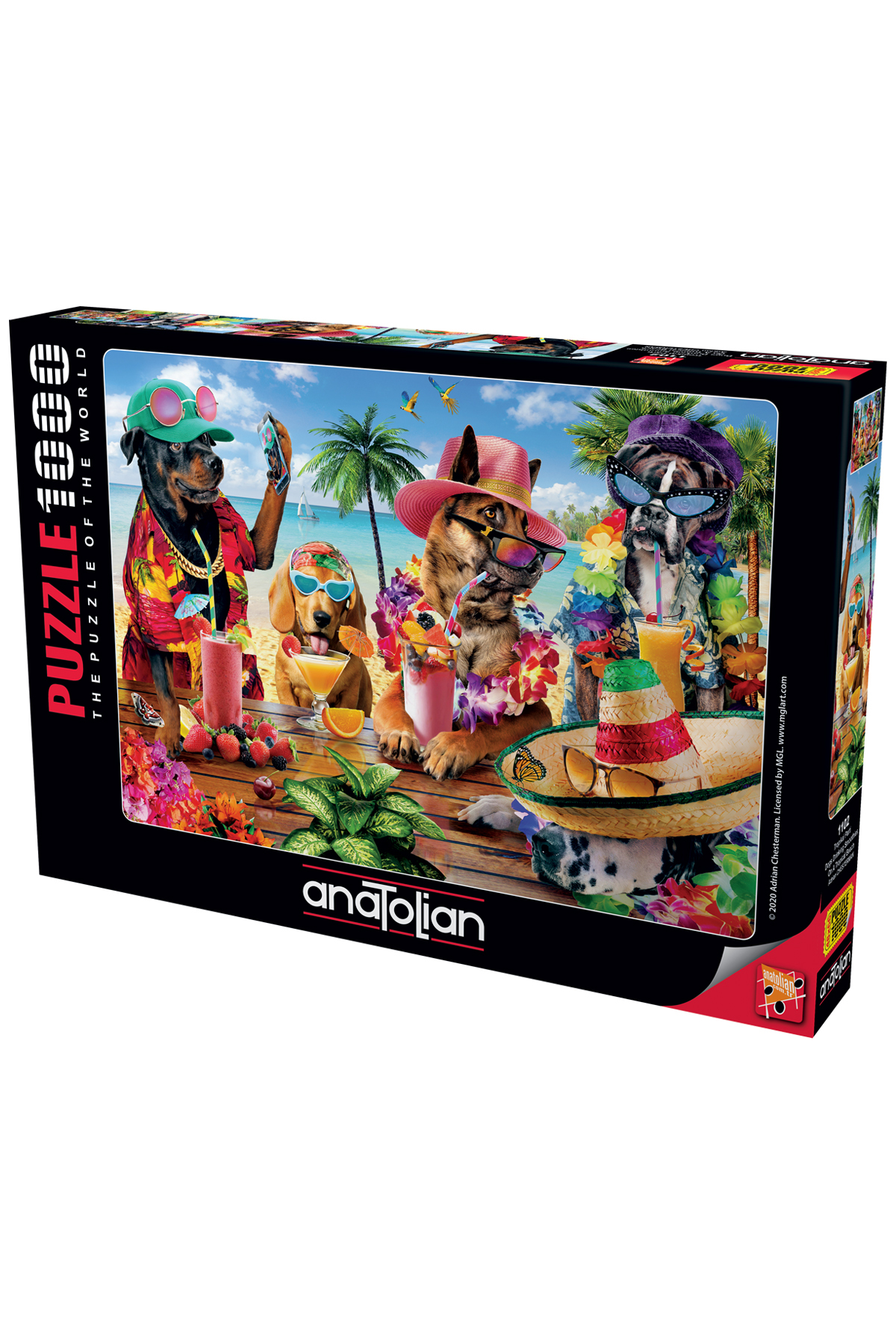 پازل اره منبت کاری مویی 1000 تکه مهمانی گرمسیری 1102 از ترکیه Anatolian Puzzle