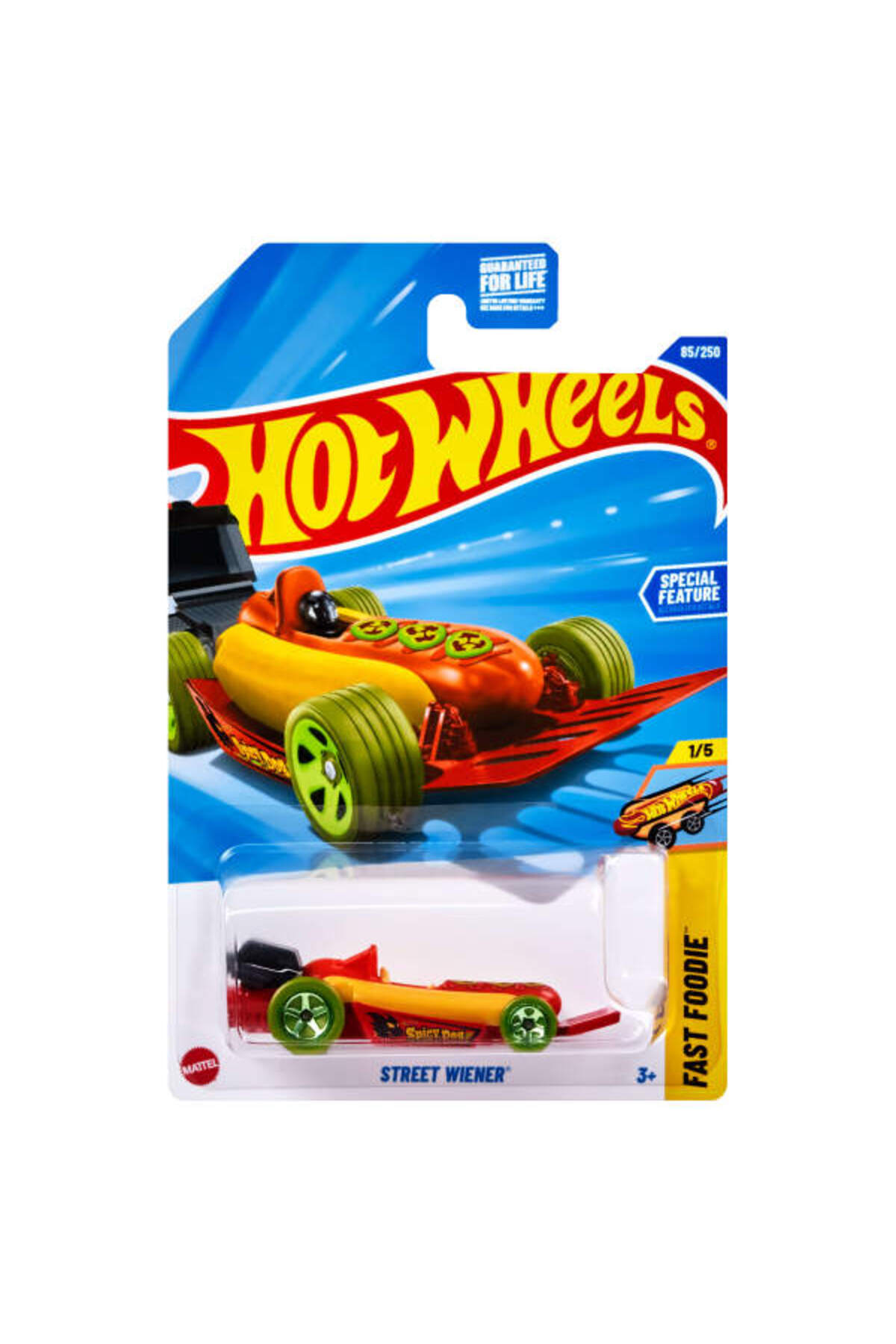 ماشین اسباب بازی SINGLE CARS STREET WIENER HYX83 SHORT CARD 1 64 از ترکیه HOT WHEELS
