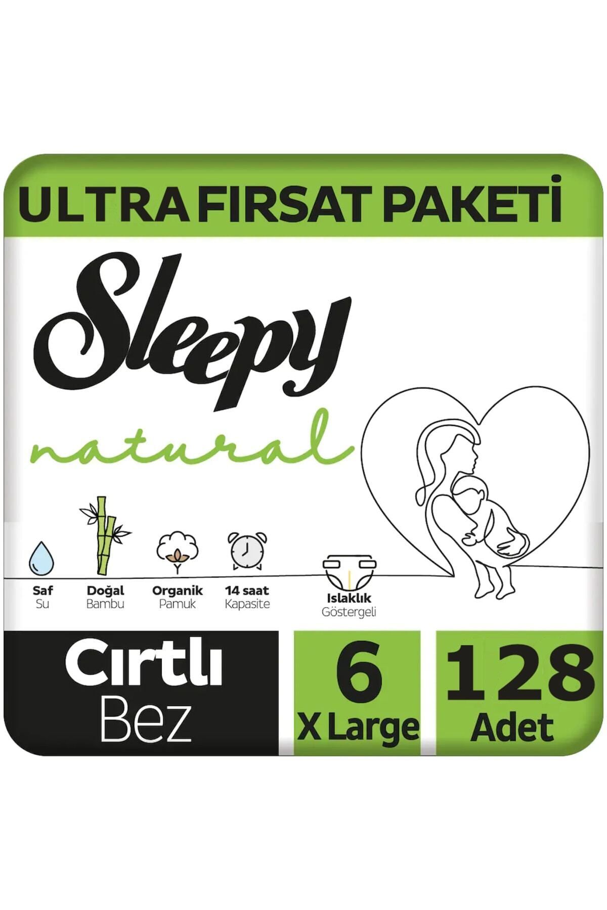 پوشک بچه 2 عدد JUMBO 6NO 128 اورجینال Sleepy