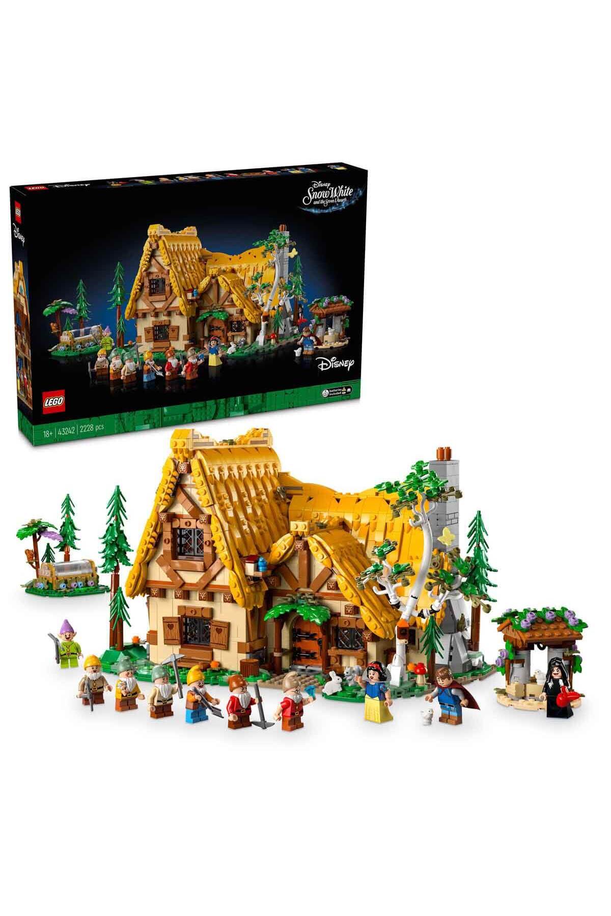 لگو و اسباب بازی های ساخت محور DISNEY SNOW سفید AND THE SEVEN DWARFS' HOUSE 43242 برفی 7 کوتوله برای بزرگسالان اورجینال LEGO