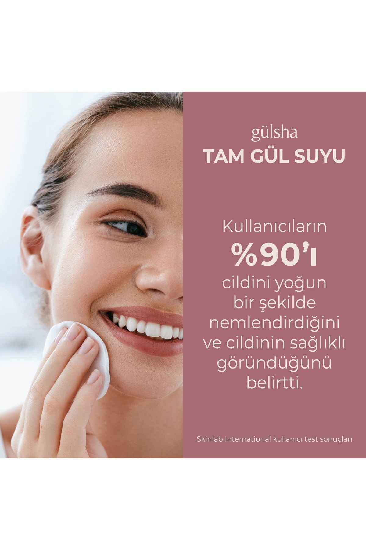 تونر صورت 100 میلی‌لیتری گلاب طبیعی و خالص با خاصیت تسکین‌دهنده و مرطوب‌کننده Gülsha