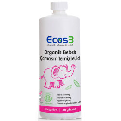 مایع لباسشویی ارگانیک کودک اکوس تری Ecos3 حاوی عصاره آلوئه‌ورا و آنزیم ۱۰۵۰ میلی‌لیتر