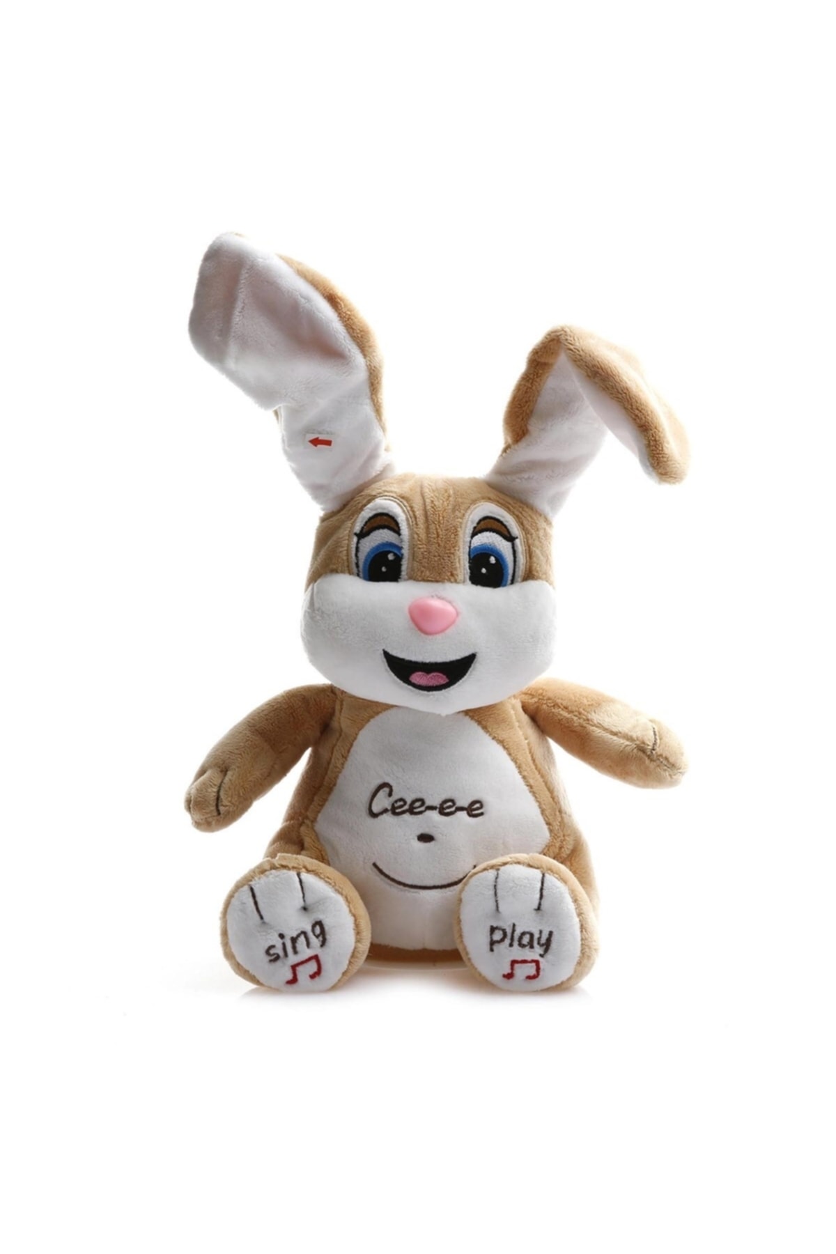 اسباب بازی های پشمی CE EE BUNNY بازیگوش آواز می خواند موسیقی دارد صداها گوش ها حرکت کنند برای نوزادان Babycim