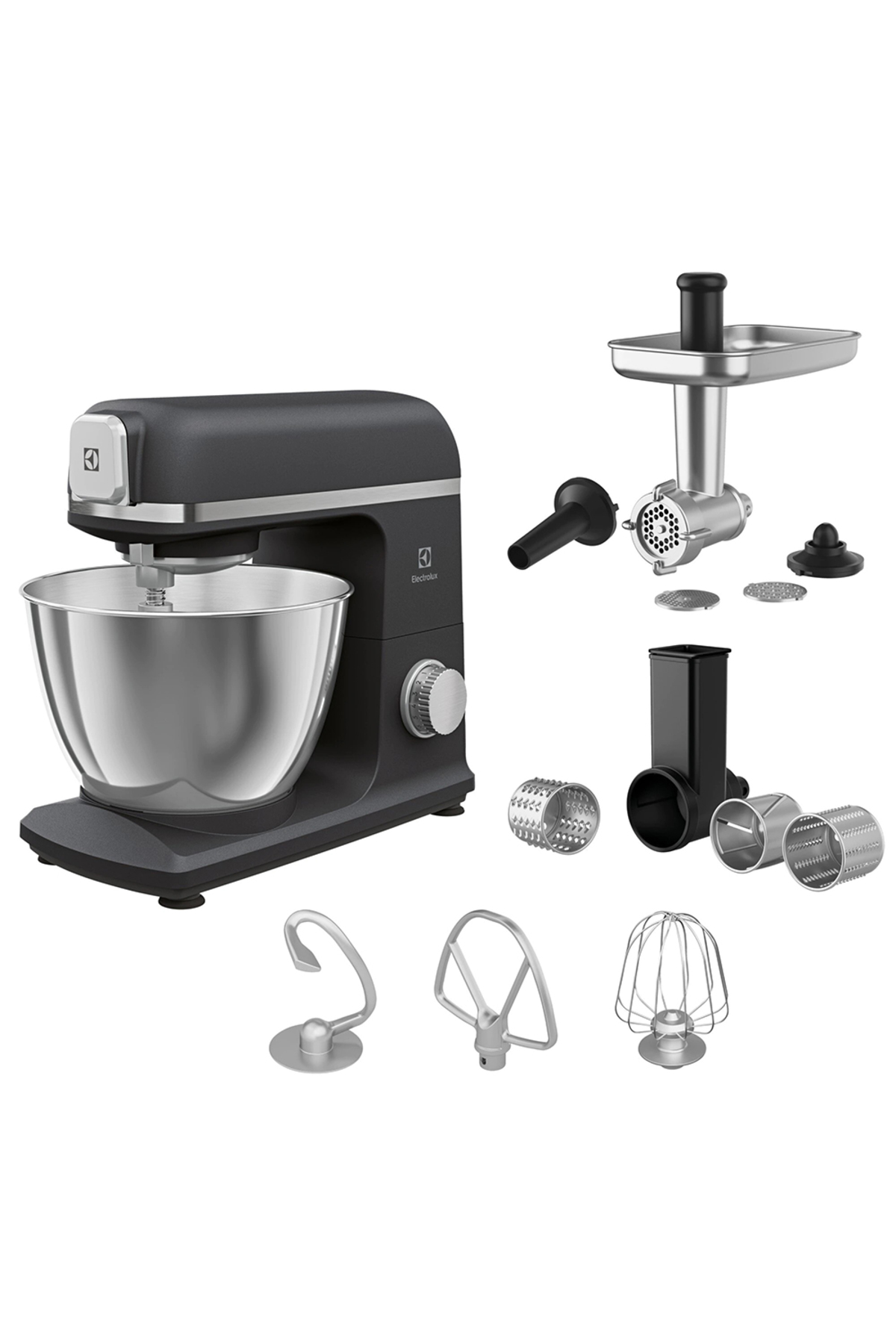 میکسر و ست E5KM1 6GBP ایجاد 5 سرآشپز آشپزخانه سیاه 1200 W LT. اورجینال Electrolux