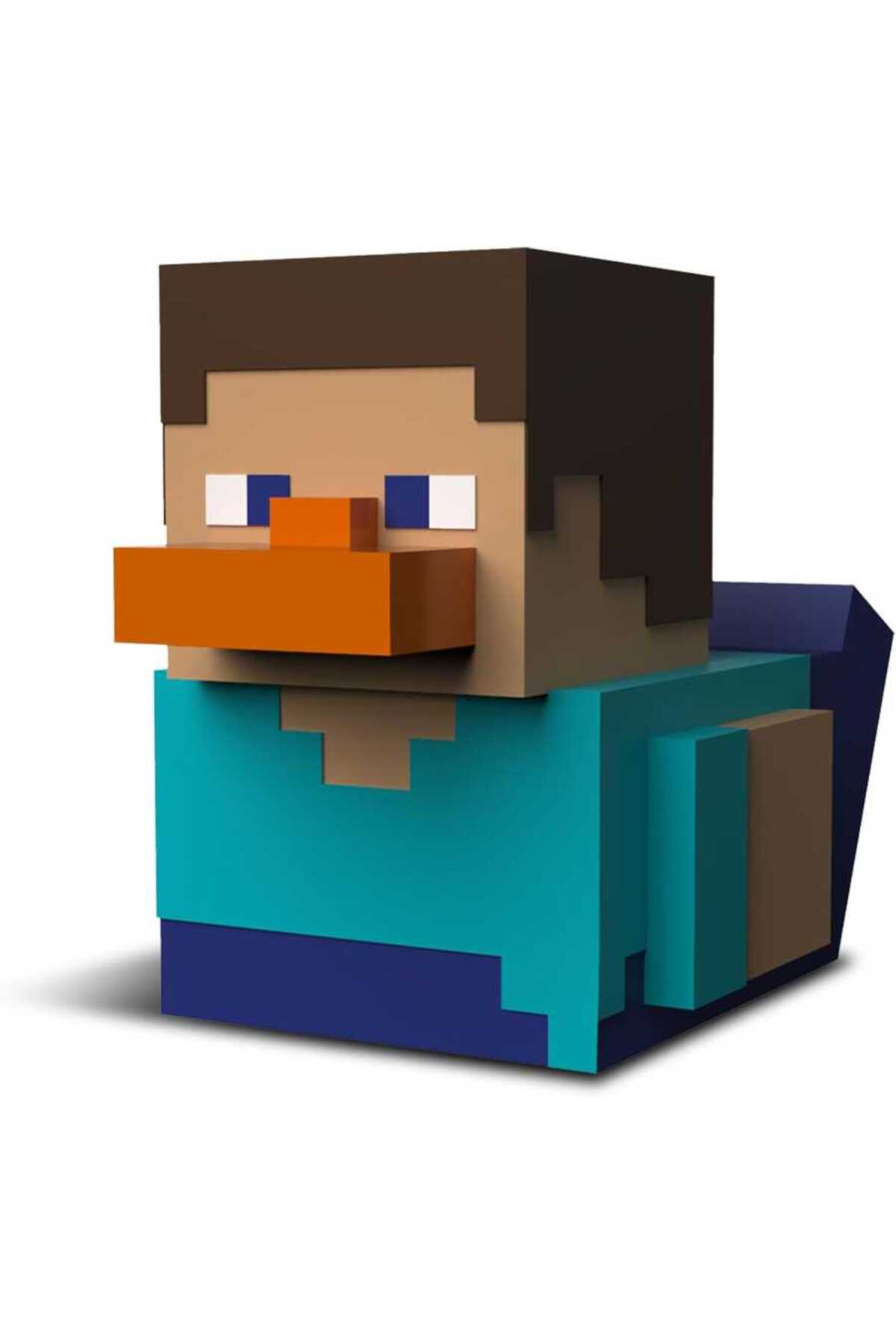 اسباب بازی های فیگور شخصیت کلکسیونی اردک COSPLAY با مجوز MINECRAFT BOXED STEVE TUBBZ