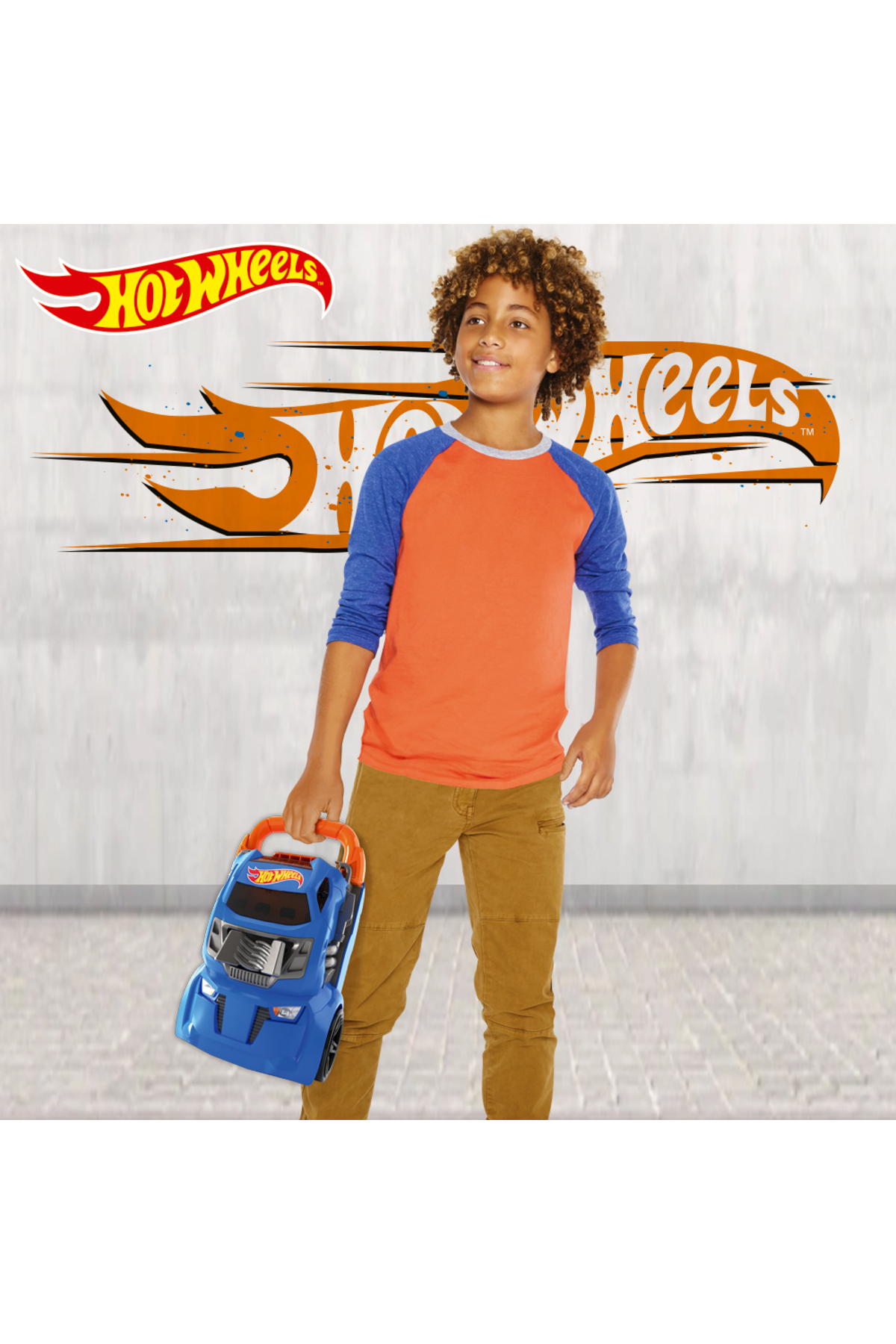 ماشین اسباب بازی MULTI LAUNCHER CASE 20 CARS STORAGE AND RAMP HWCC14 هات ویلز اورجینال HOT WHEELS
