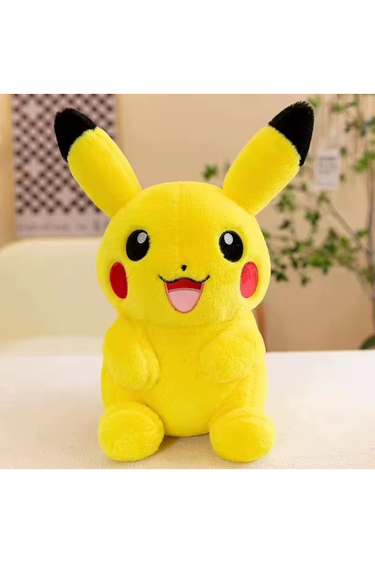 اسباب بازی های پشمی PIKACHU درخواست ساخت مخمل خواب دار سفارشی PP پنبه همراه پوکمون Techmarketi