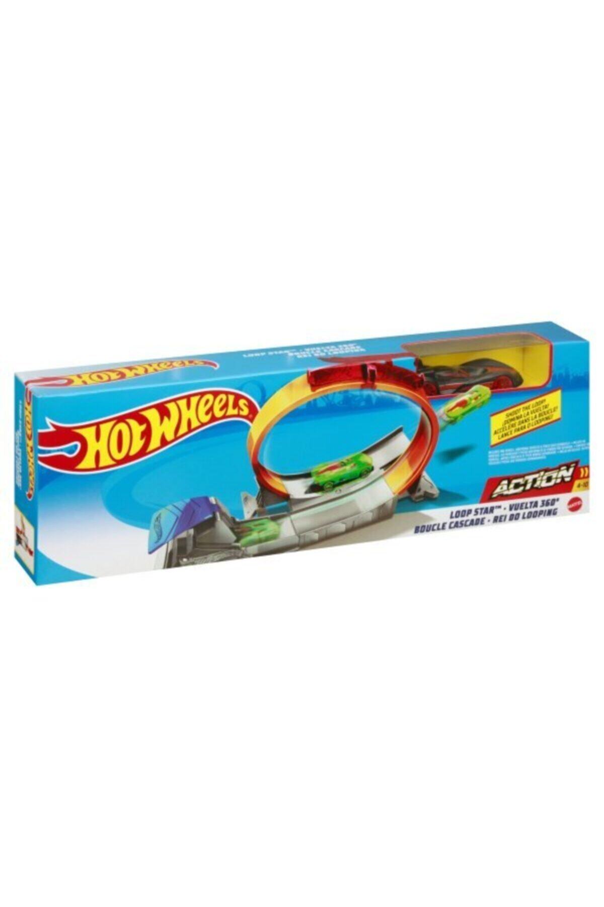 قطار و راه آهن اسباب بازی مجموعه پیست پرش آکروباتیک FTH79 LOOP STAR FTH82 از ترکیه HOT WHEELS