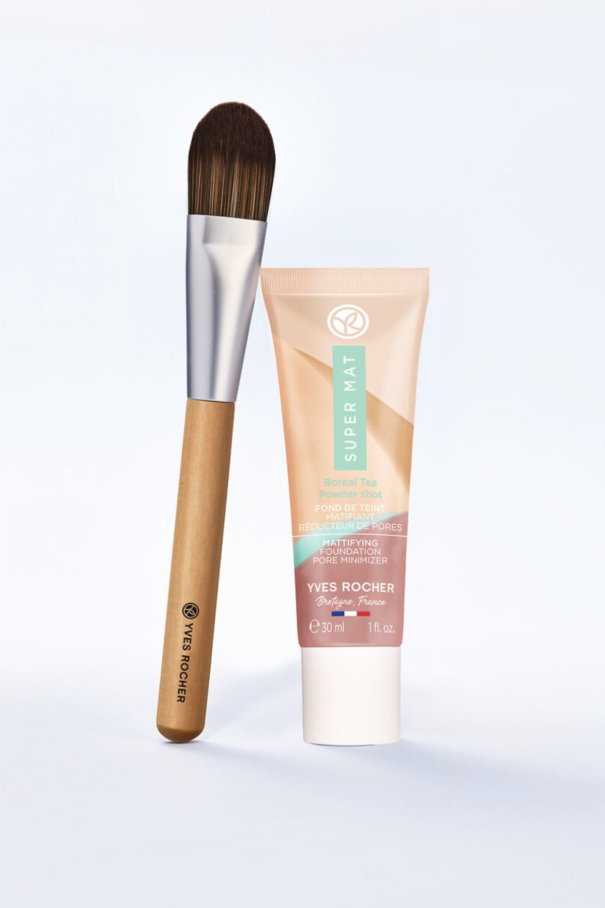 براش آرایشی برس بنیاد 3386 اورجینال Yves Rocher