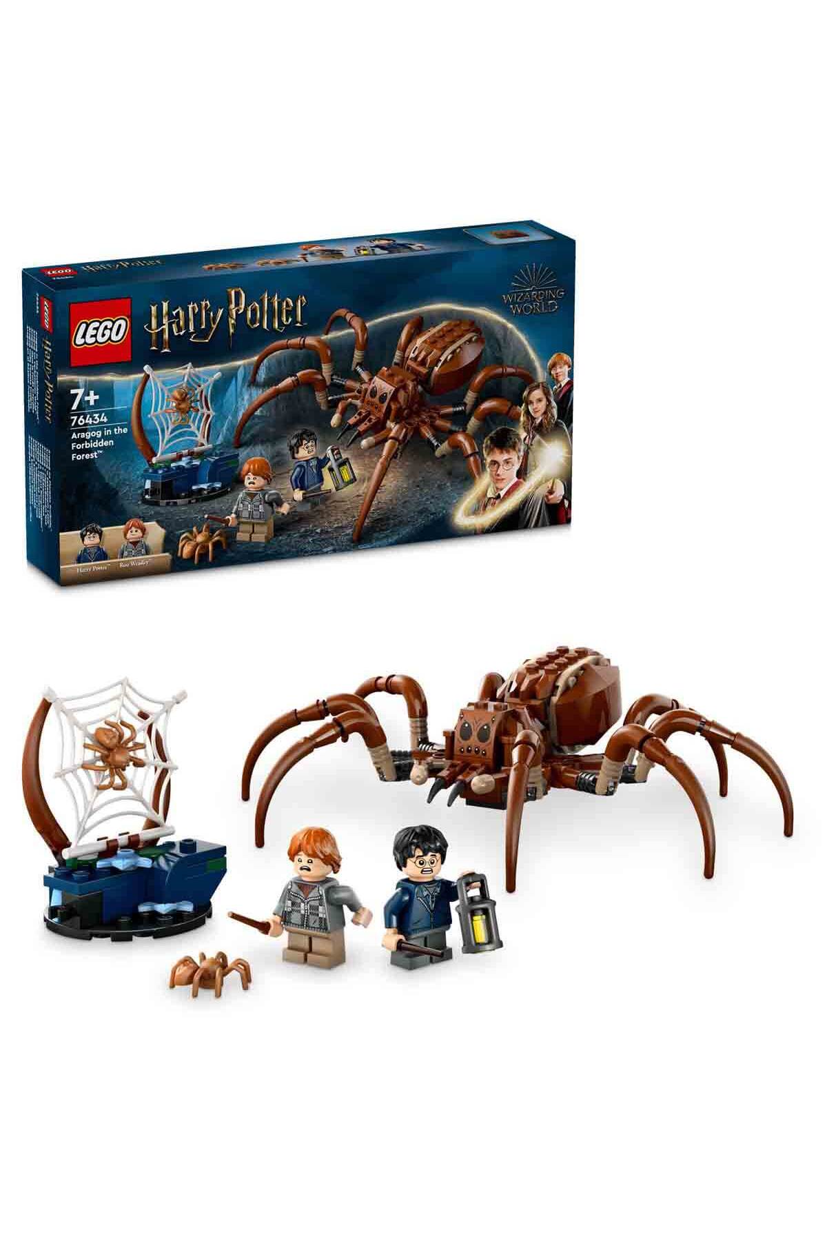 لگو و اسباب بازی های ساخت محور HARRY POTTER ARAGOG IN THE FORBIDDEN FOREST 76434 – برای سنین 7 سال به بالا هری پاتر ران ویزلی اورجینال LEGO