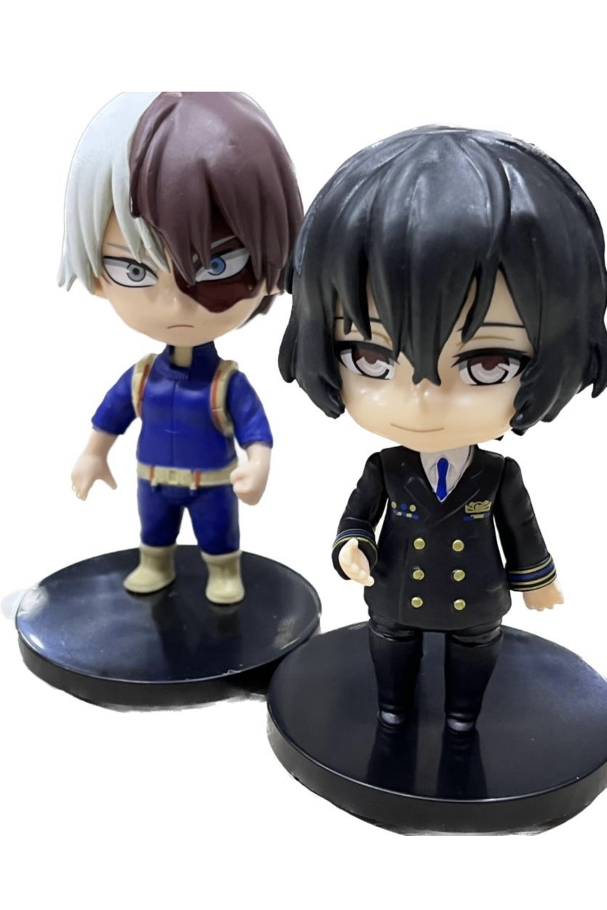 فیگور BUNGO STRAY DOGS MY HERO ACADEMIA SHOTO TODOROKI & OSAMU DAZAI مجموعه دو تایی 10 سانتی متری پی وی سی از ترکیه RMC Design