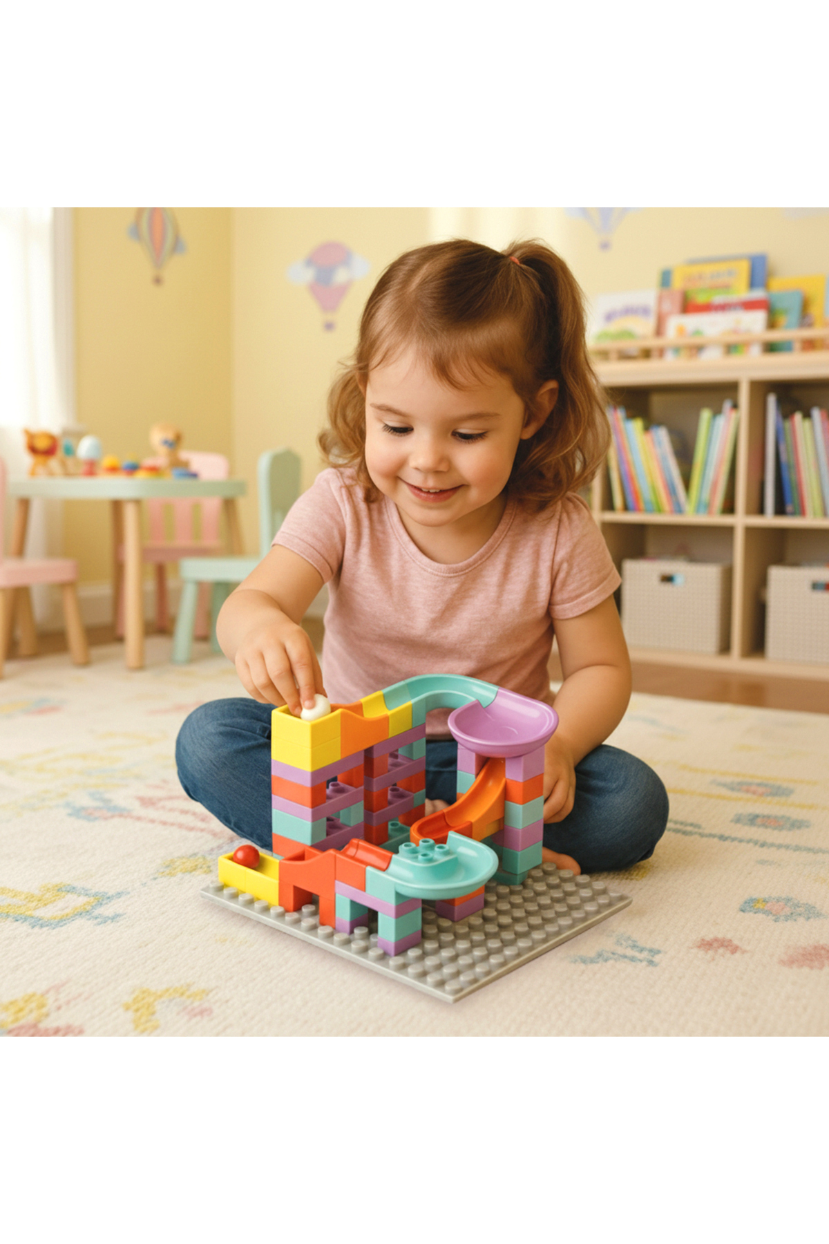 لگو و اسباب بازی های ساخت محور بلوک اسلاید سازگار LEGODUPLO 65 قطعه از ترکیه A&G Monarque