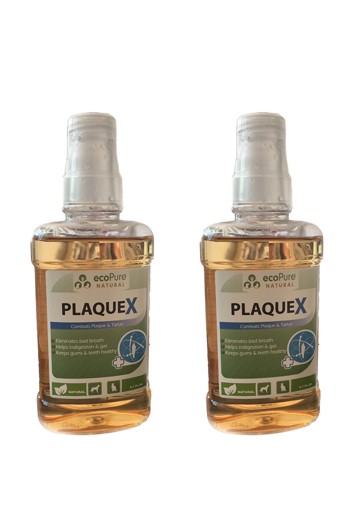 محلول مراقبت دهان گربه و سگ Plaquex اکوپیور Ecopure، مدل HB-10079-1