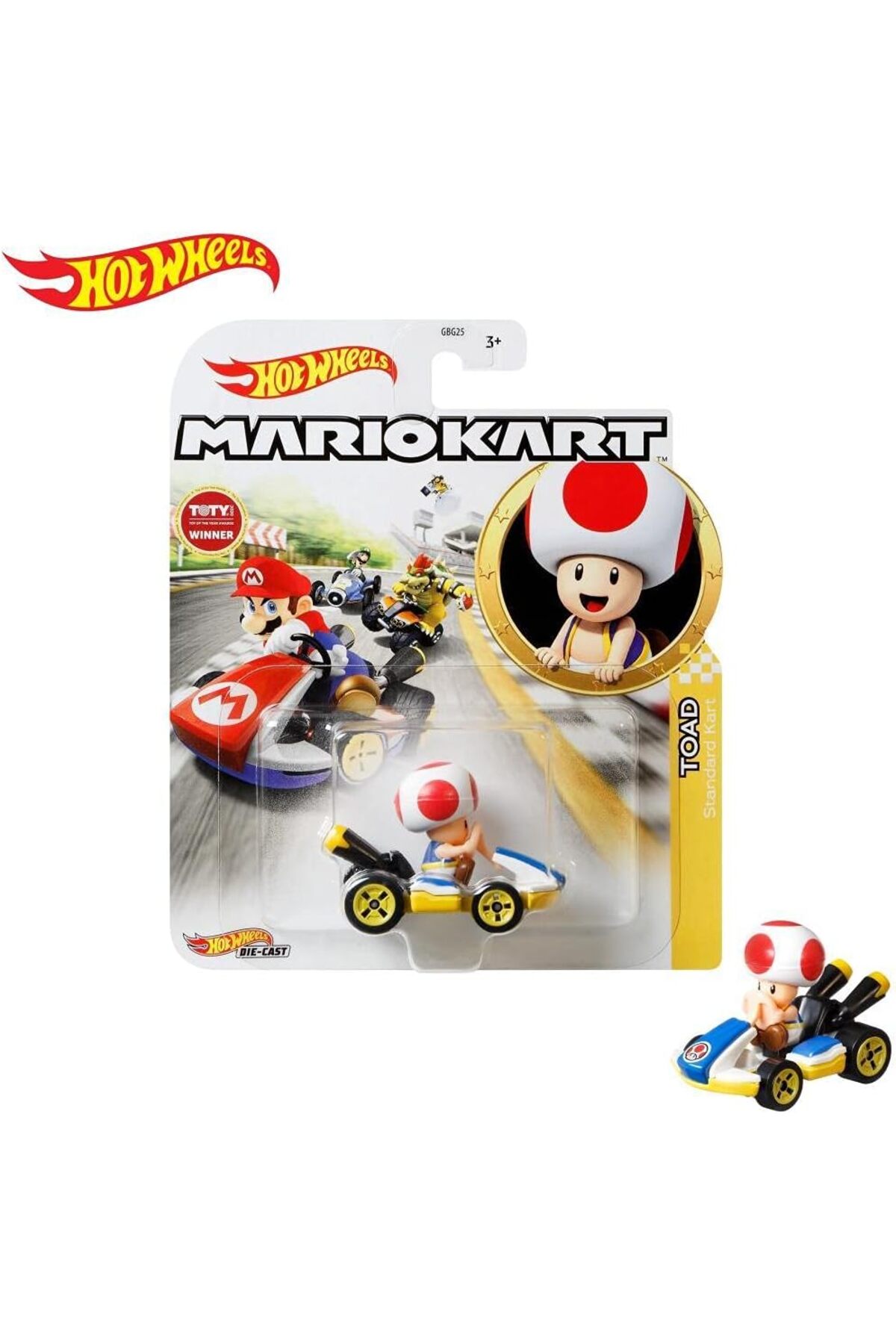 ماشین اسباب بازی شخصیت وزغ MARIOKART از ترکیه HOT WHEELS
