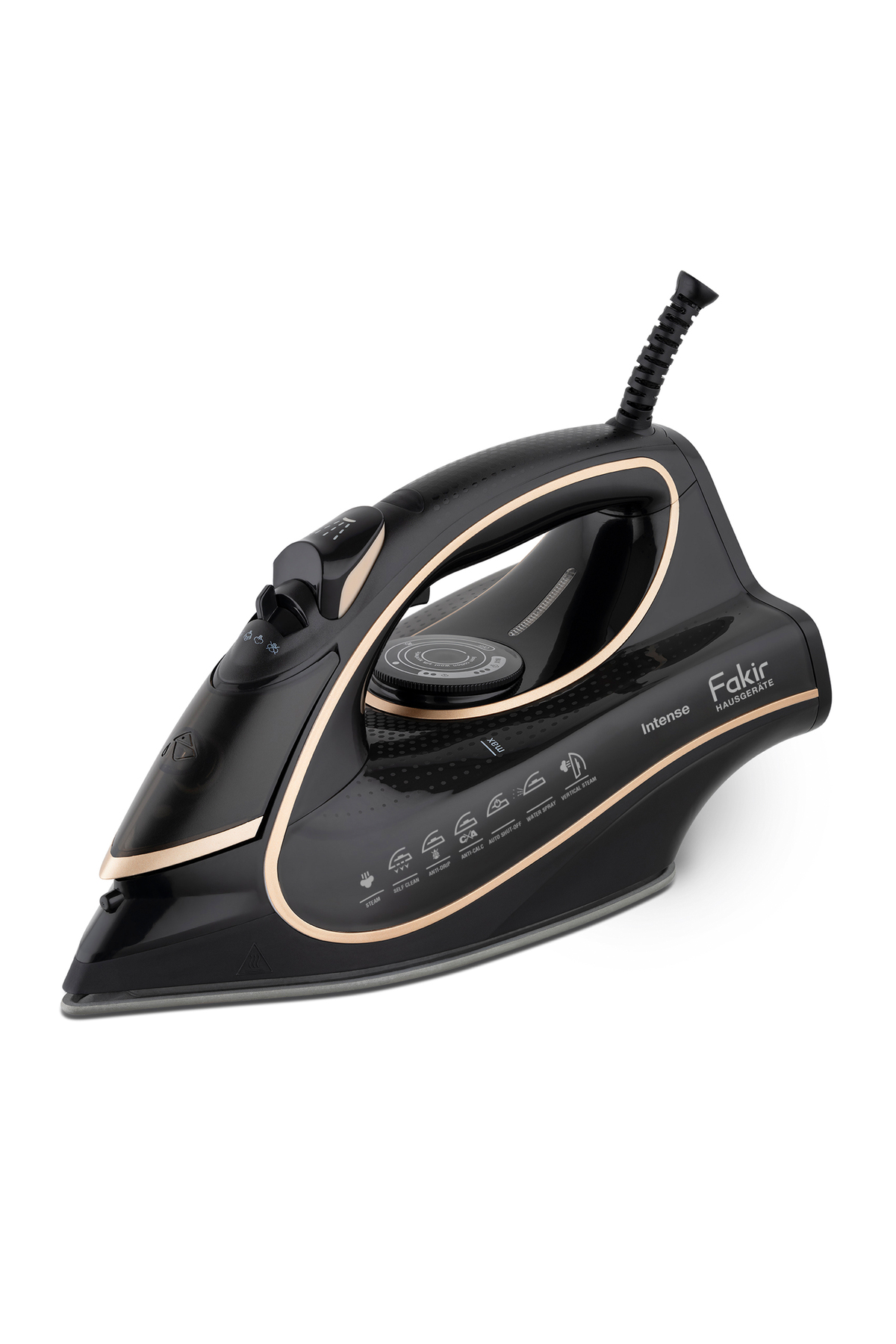 اتو بخار نمایشگر LED 3200 واتی STEAM IRON BE6020 تنظیم حرارت کابل چرخشی 360 اورجینال Fakir