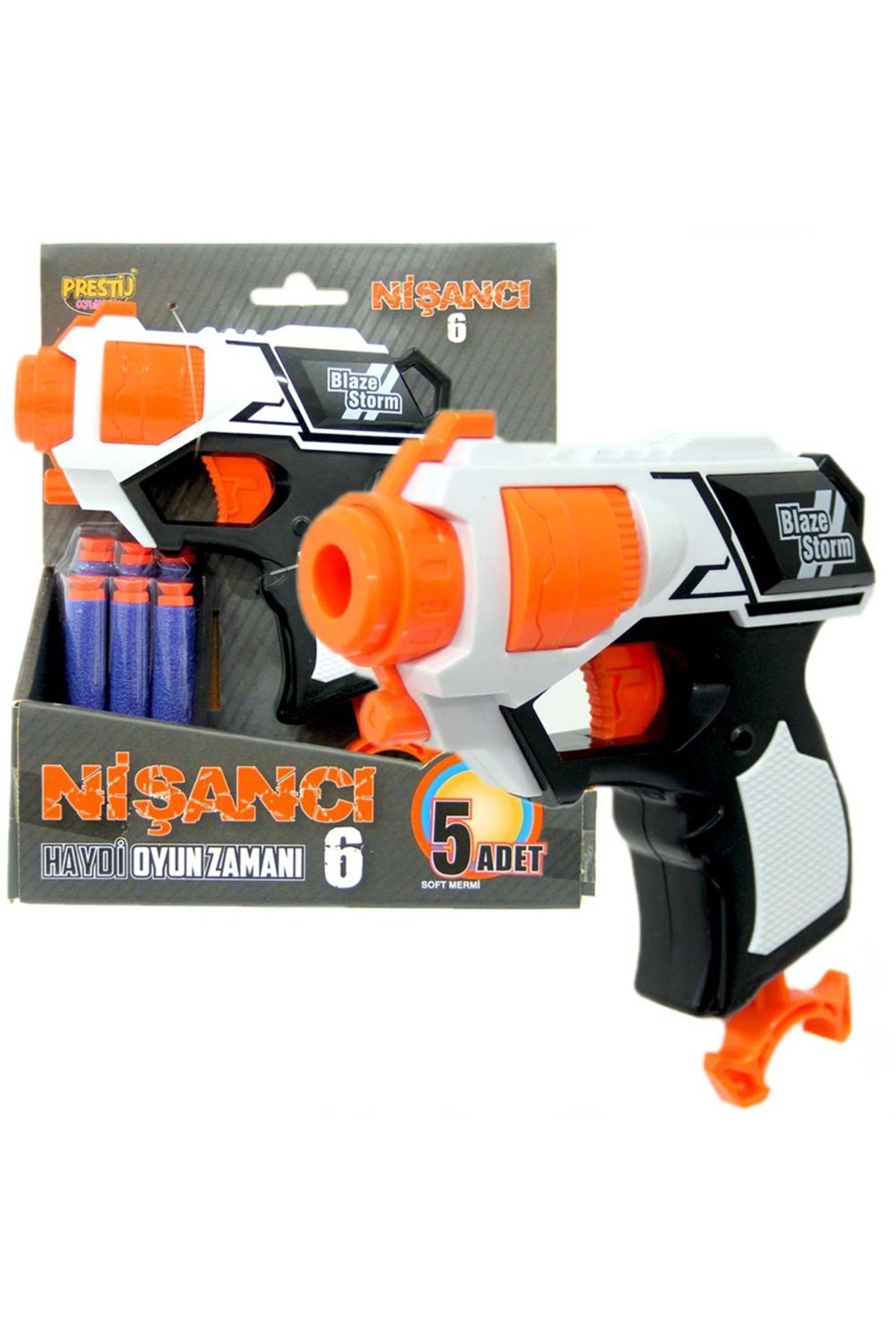 تفنگ های اسباب بازی و آب پرستیژ MARKSMAN 6 DART LAUNCHER نرف اورجینال Nerf