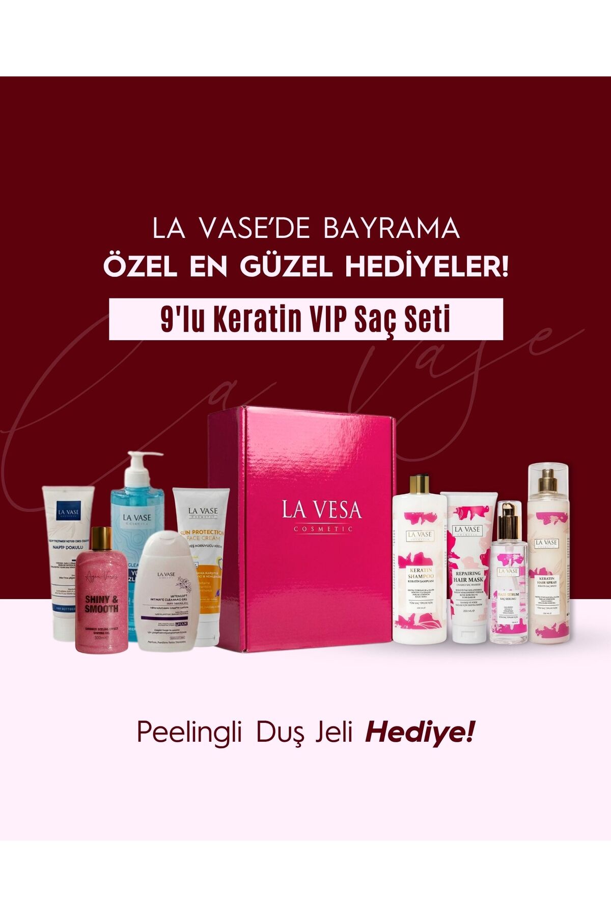 ست مراقبت مو کراتینه ویپ اورجینال La Vase