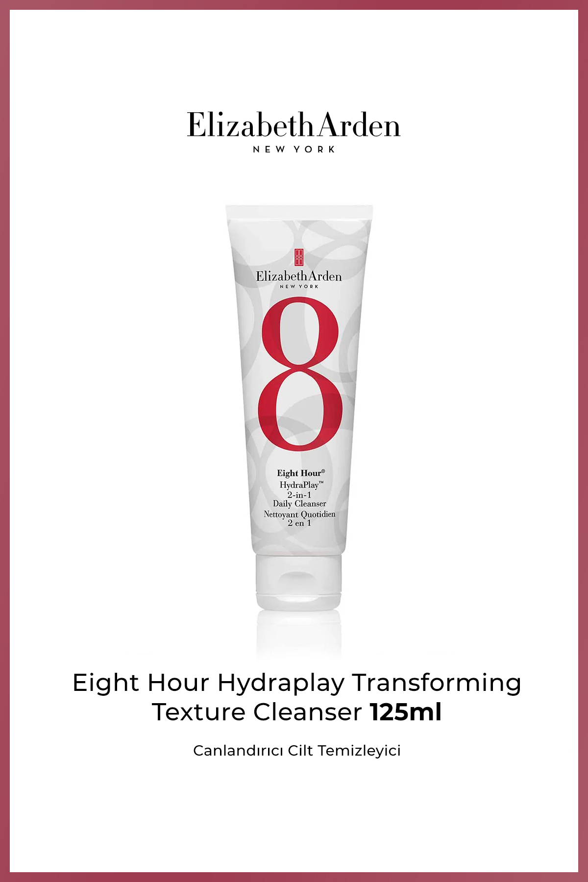 پاک کننده صورت هشت ساعته هیدراپلی در حال تغییر بافت 125 میل Elizabeth Arden