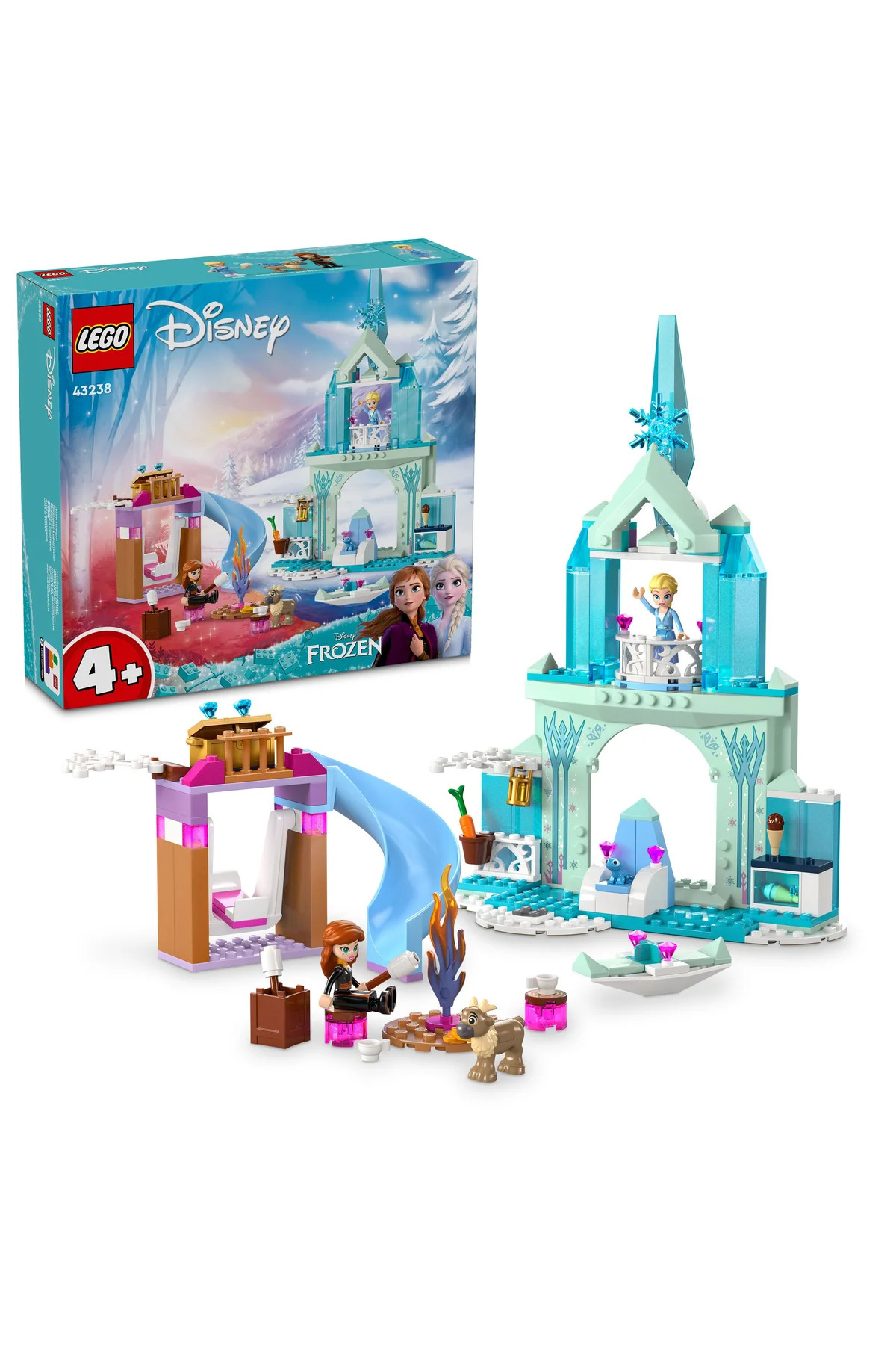 LEGO قلعه برفی السا از فیلم فروزن دیزنی با 163 قطعه ساخت و ساز (43238)