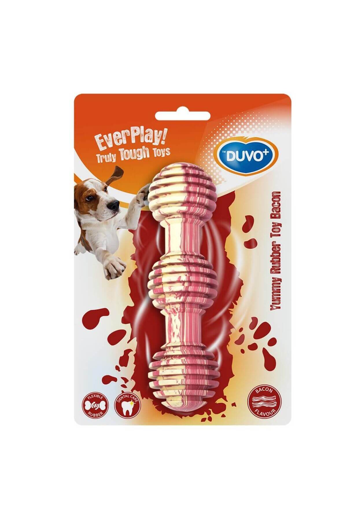 اسباب‌بازی سگ متوسط دوو پلاس Duvo+ +، سری Yummy Rubber I رنگ‌های زنده