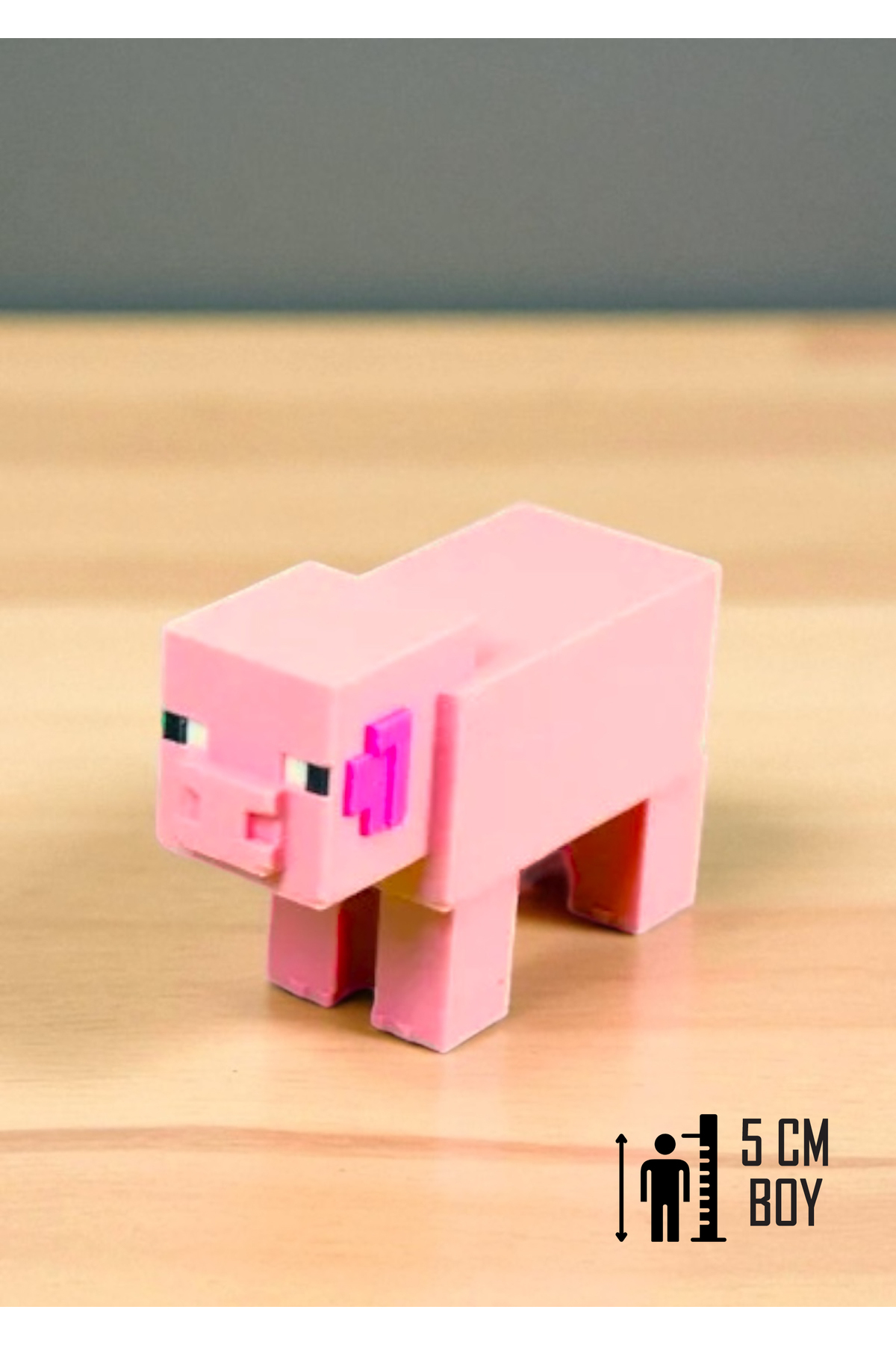 اسباب بازی های فیگور حیوانی PIXEL CRAFT SWEET PIG FIGUR – MINECRAFT 5CM CHARACTER CUTE MODEL GiginGo