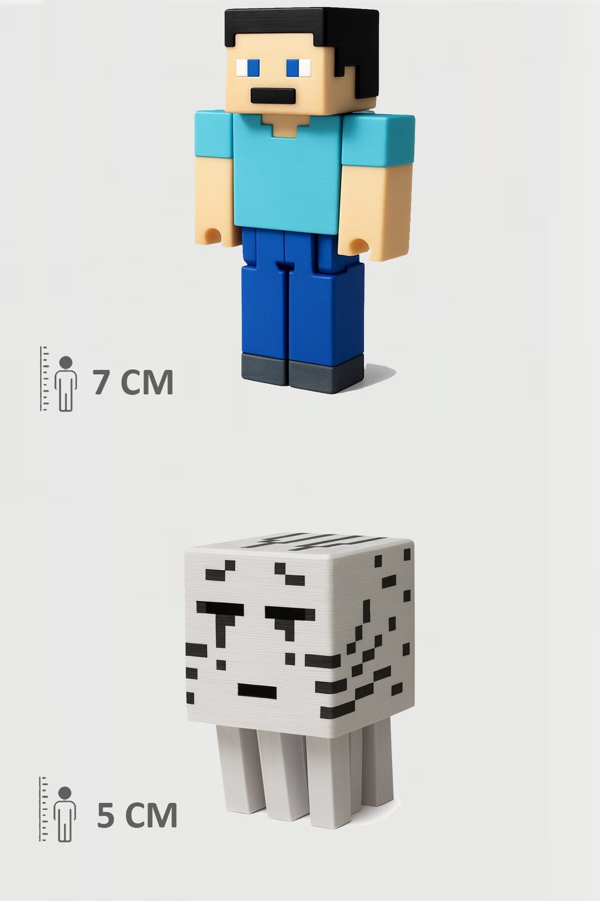 اسباب بازی های فیگور دیگر MINECRAFT STEVE AND GHAST V2 SET MOVABLE JOINTED FIGUR FigürDizayn