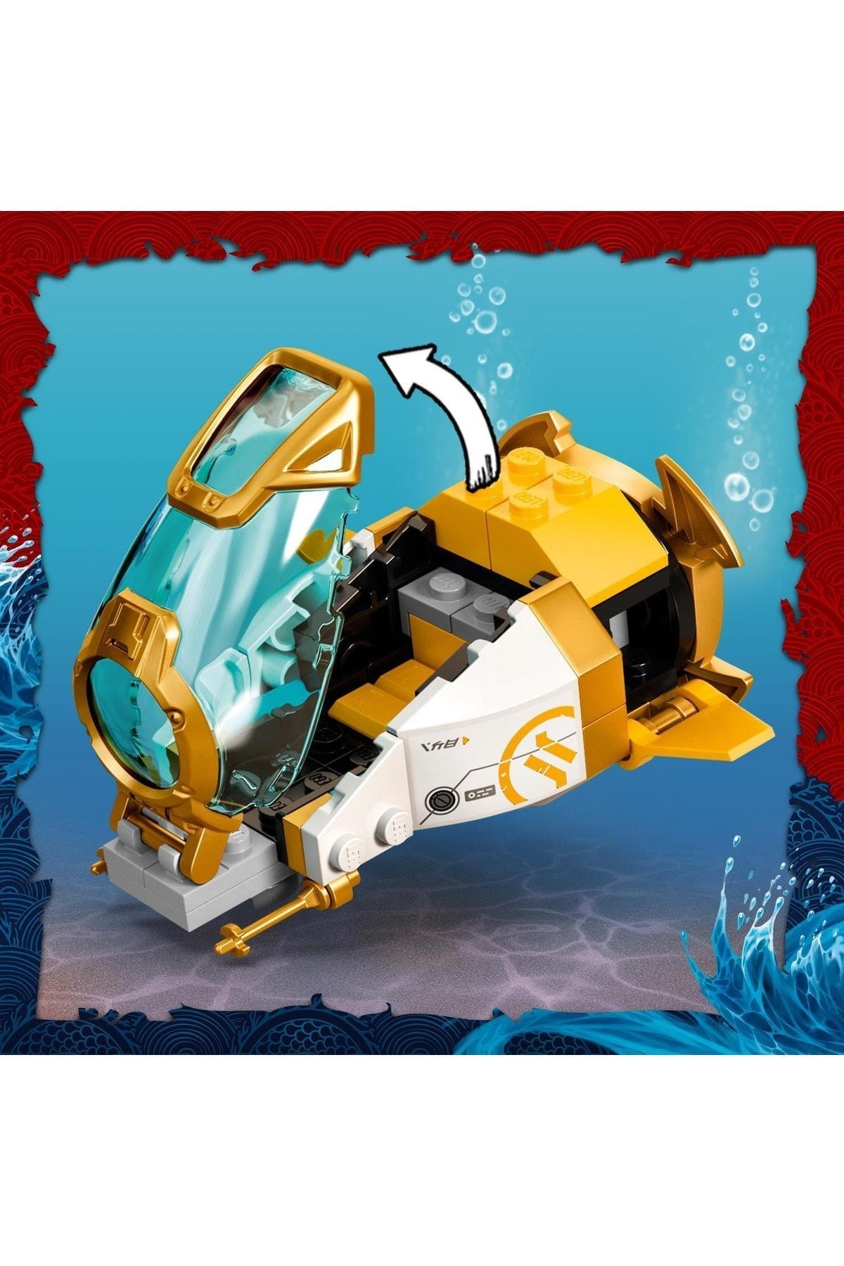لگو ® NINJAGO® WATER DRIVING 71754 جنگ خلاق برای ساز کودکان 737 قطعه اورجینال LEGO