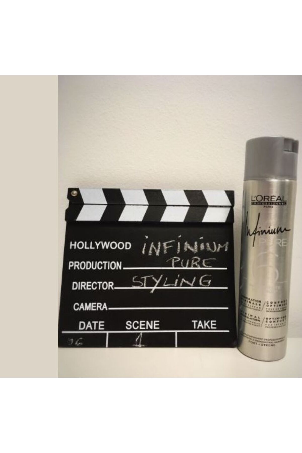 اسپری مو INFINIUM PURE FORT 300 میل بسته بندی جدید L'oreal Professionnel