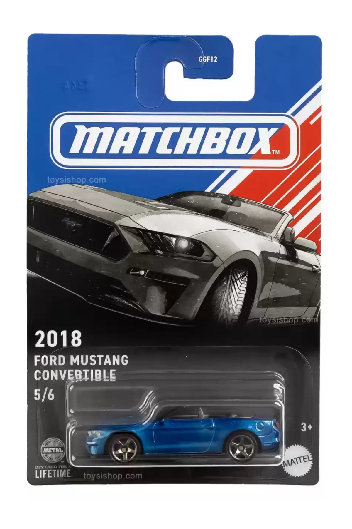 ماشین اسباب بازی MATCHBOX CONVERTIBLE 2018 FORD MUSTANG 5 6 2025 از ترکیه HOT WHEELS