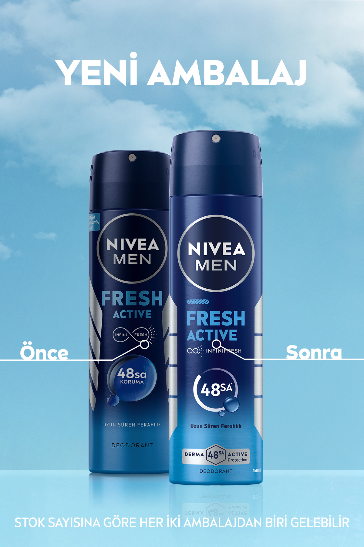 NIVEA اسپری پمپ فرش مردانه نیوئا مردانه اسپری ضد عرق 150 میلی لیتر