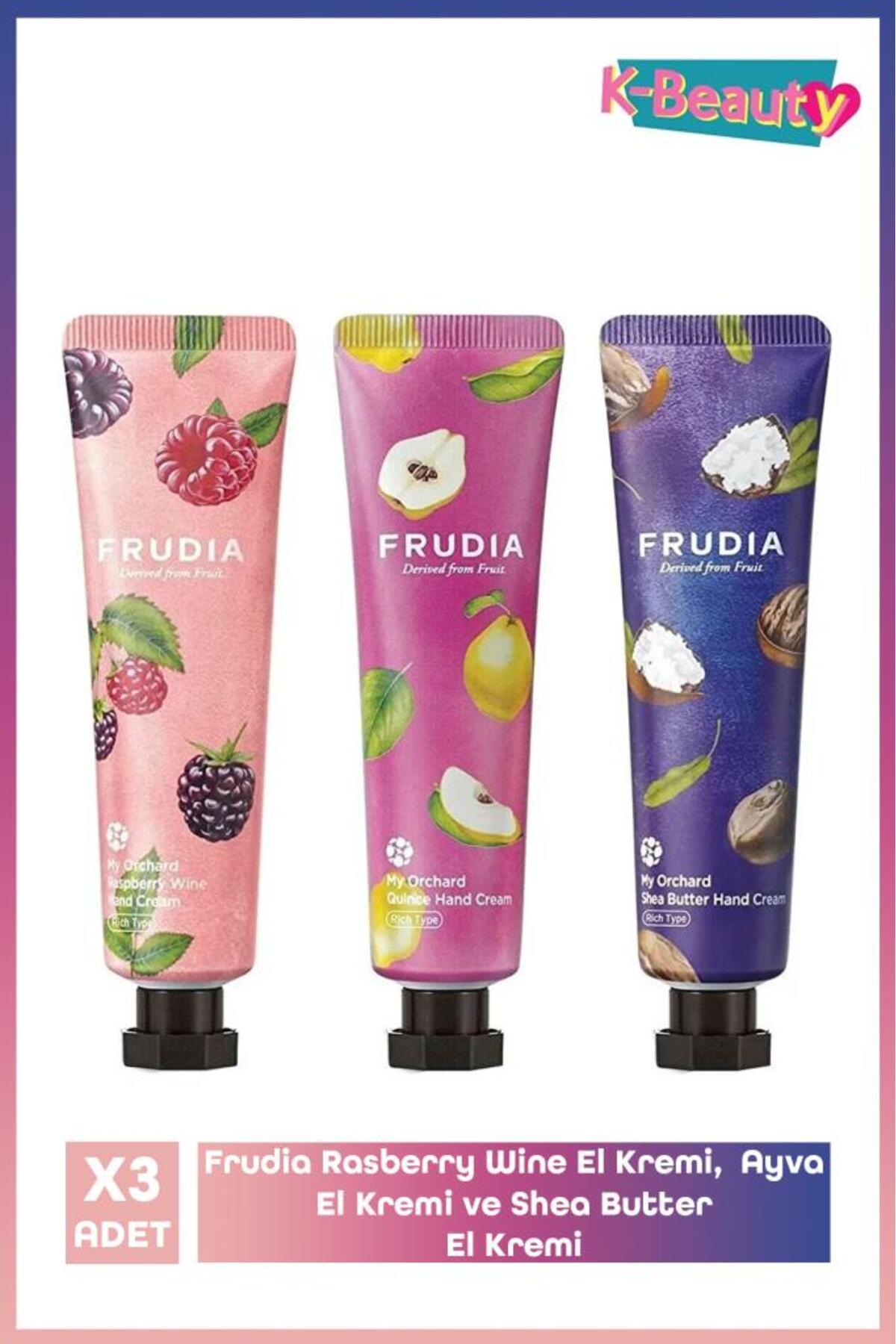 مجموعه سه کرم دست فرودیا FRUDIA؛ رزبری واین، به و کره شی