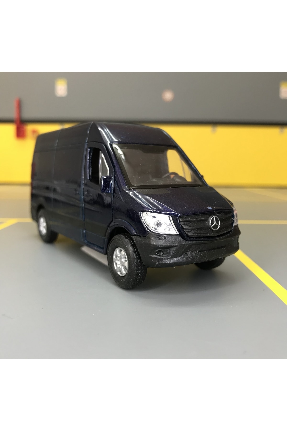 مدل خودرو مرسدس بنز اسپرینتر 1 36 SCALE C&amp;C MODEL GARAGE PULL DROP DIECAST METAL CAR TOY اورجینال Genel Markalar
