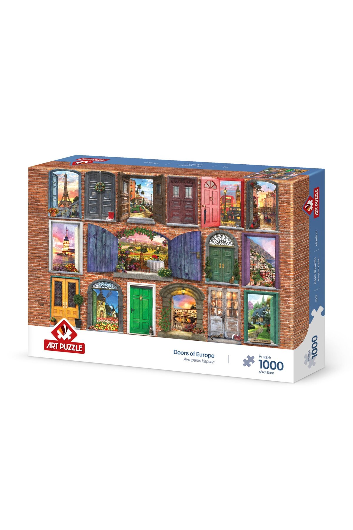 پازل 1000 تکه DOORS OF EUROPE از ترکیه Art Puzzle