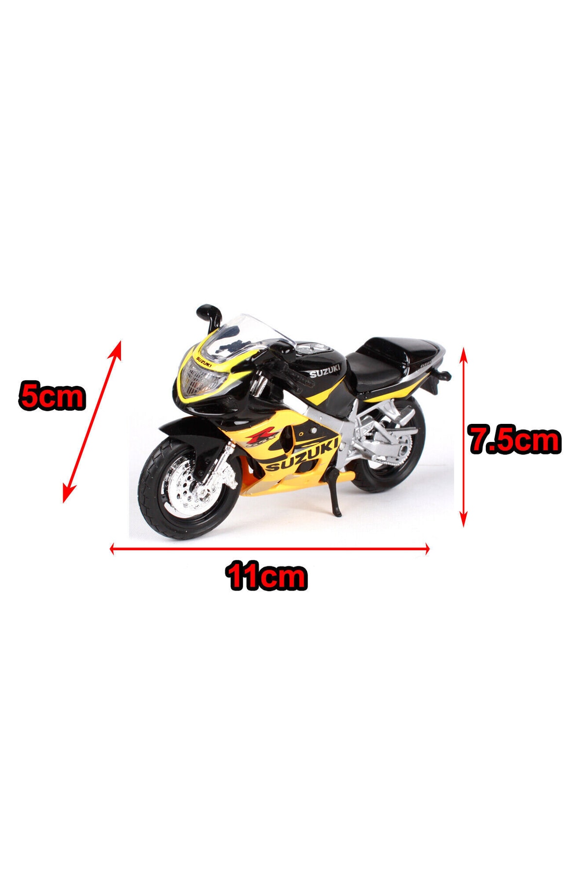 مدل خودرو سوزوکی GSX R600 DIECAST MOTORCYCLE DIRT BIKE MOTOCROSS در مقیاس 1:18 برند اورجینال Maisto
