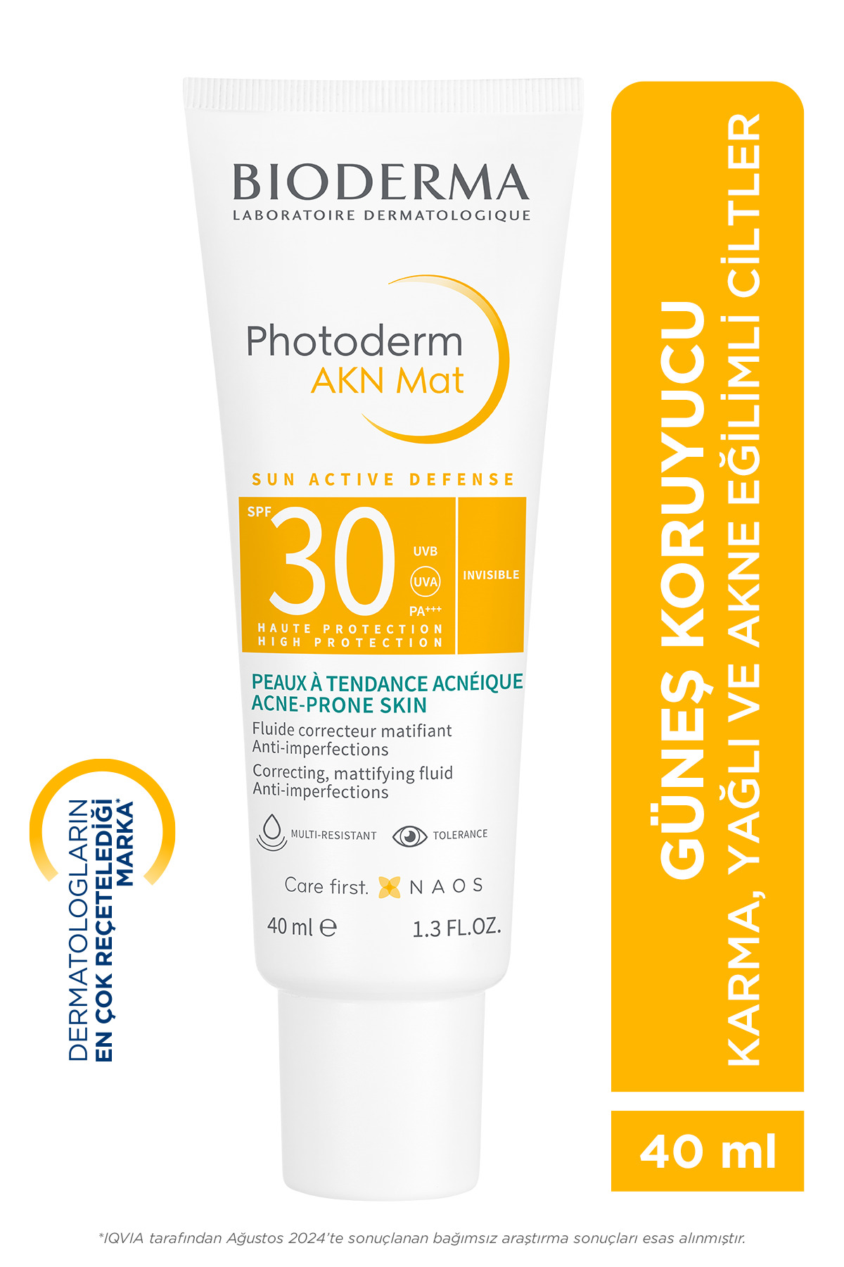کرم ضد آفتاب صورت PHOTODERM AKN MATTE آکنه روغن اثر ماده 40 میل Bioderma