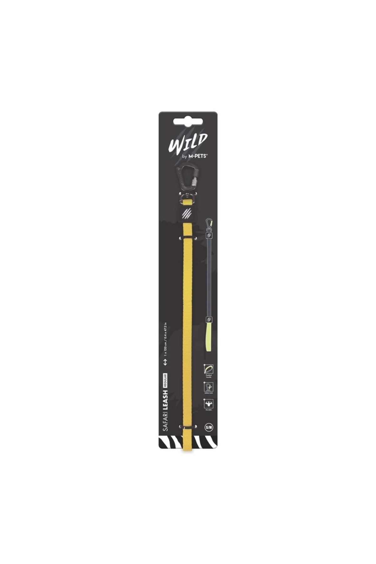 بند قلاده سگ ام‌پتس M-PETS Wild Safari Regular، سایز S/M چندرنگ