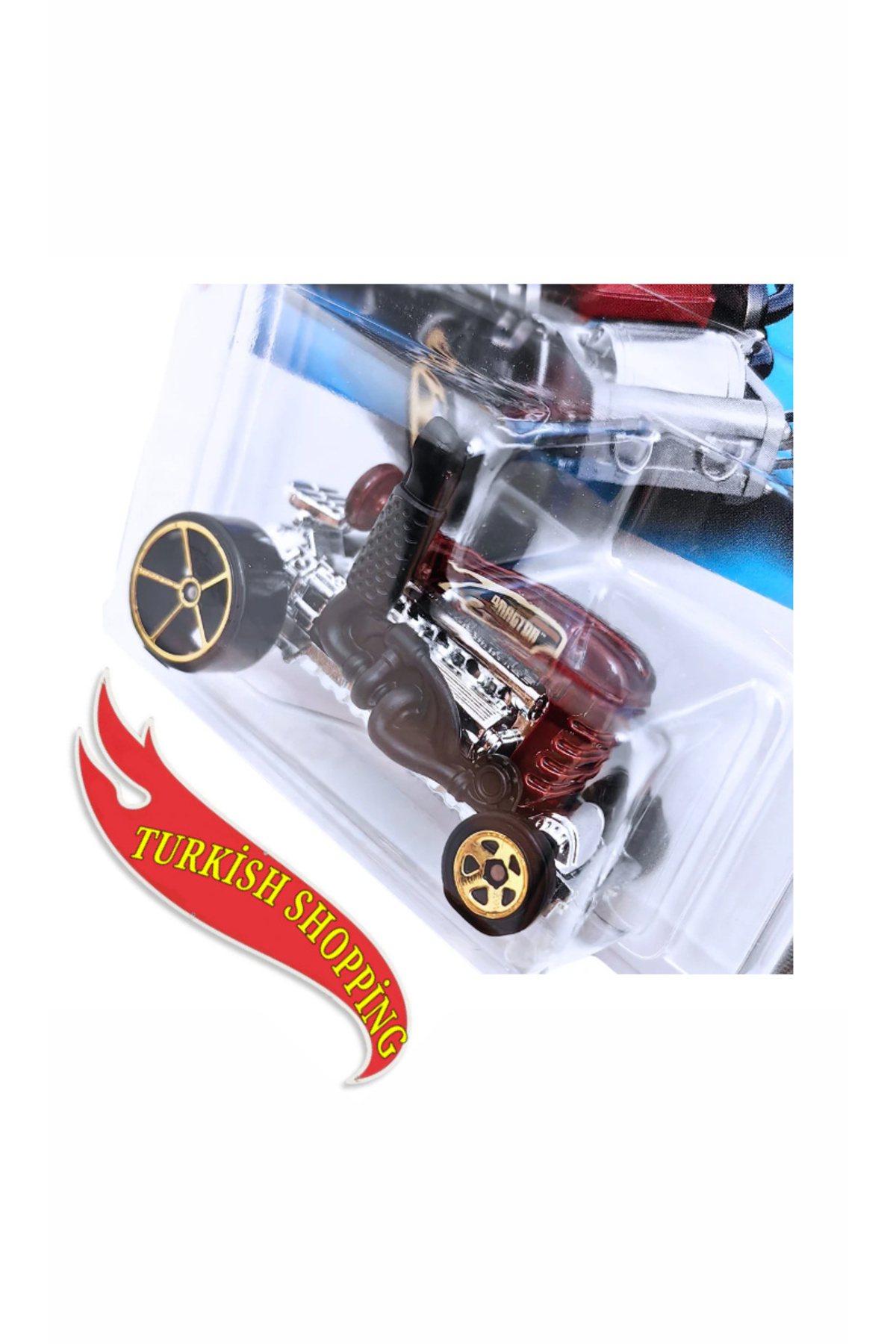 ماشین اسباب بازی تراکتور 1 64 مقیاس قرمز HOT WHEELS